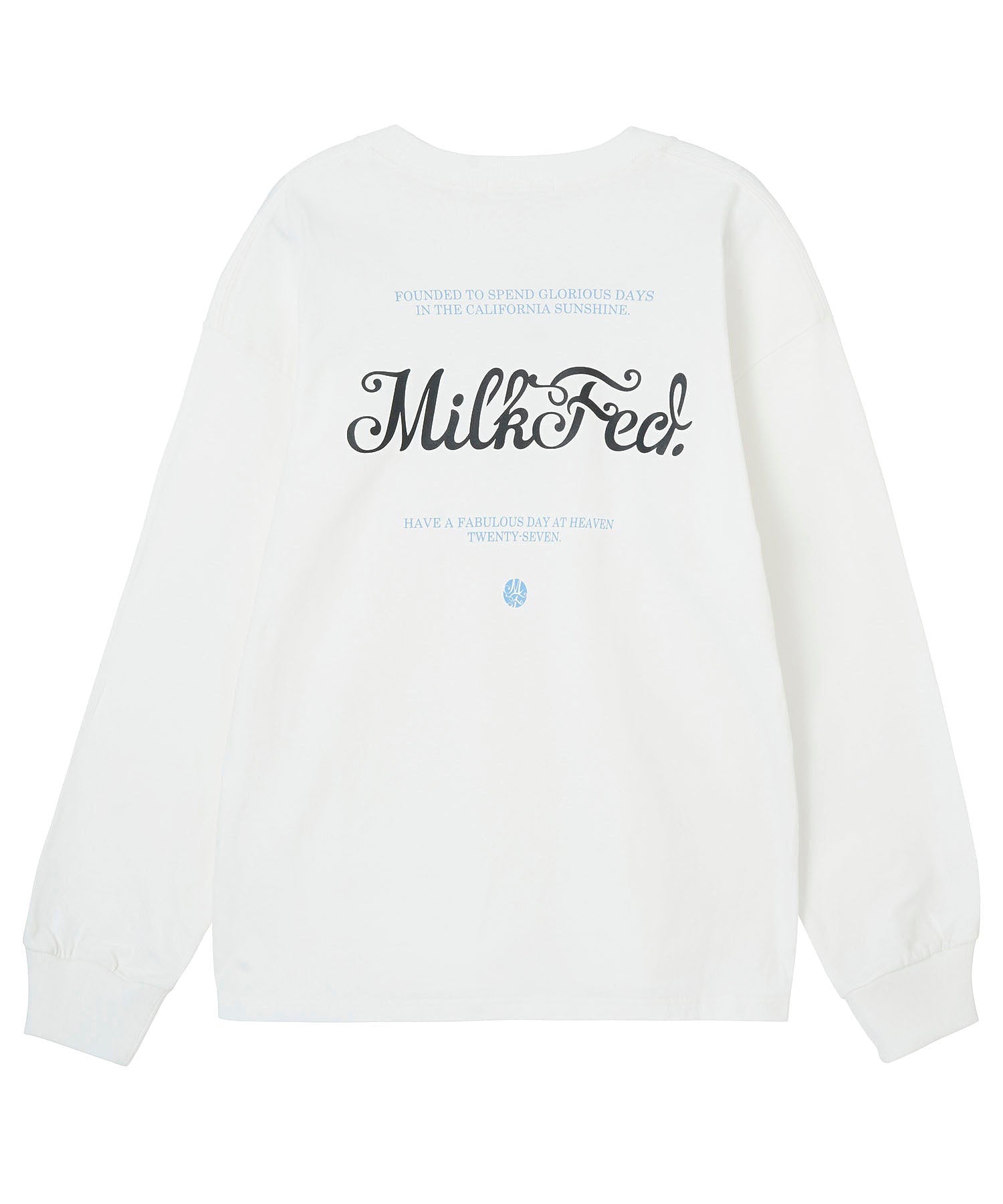 CURL LOGO WIDE L/S TEE MILKFED.