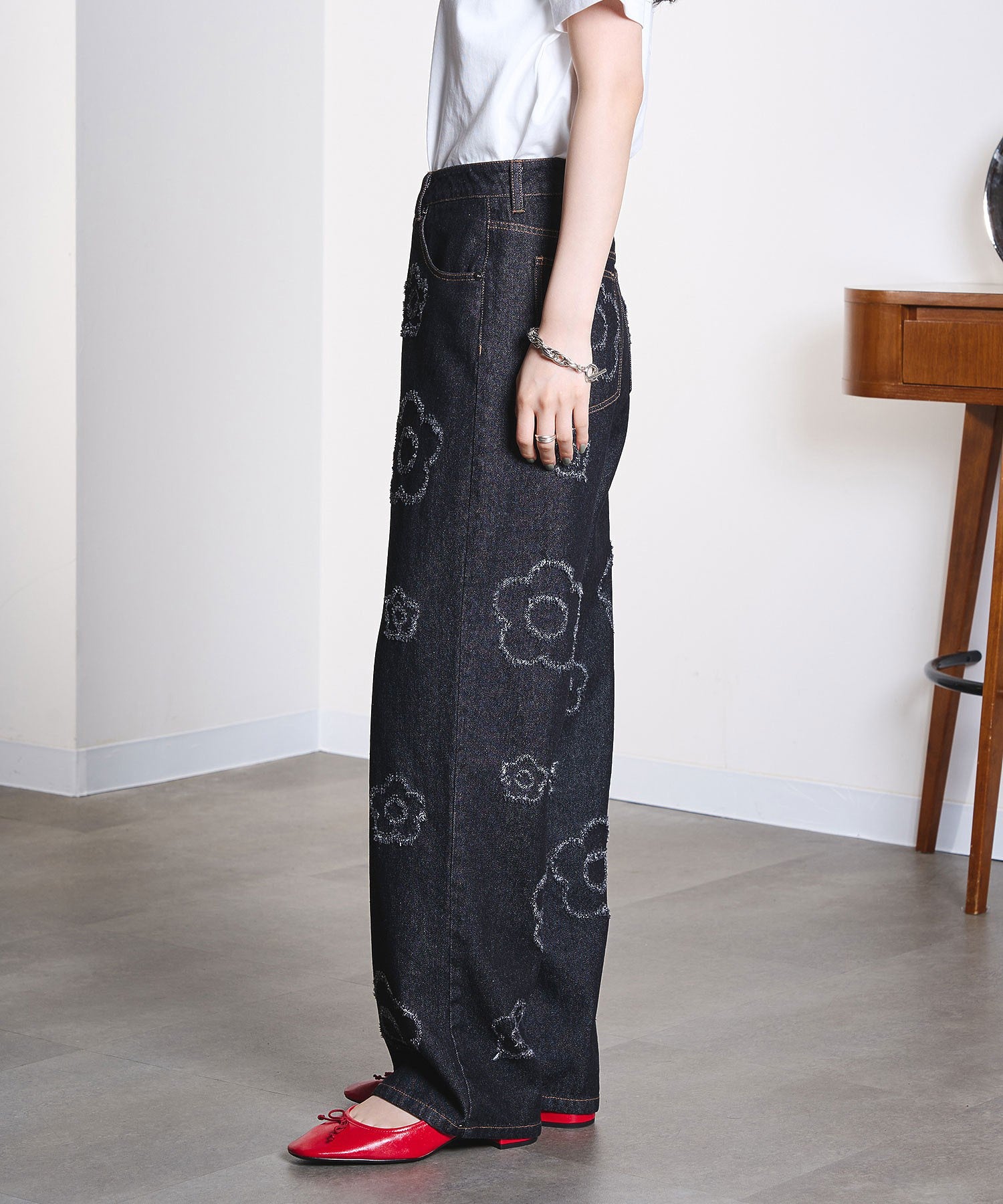 MARY QUANT/DAISY DENIM PANTS