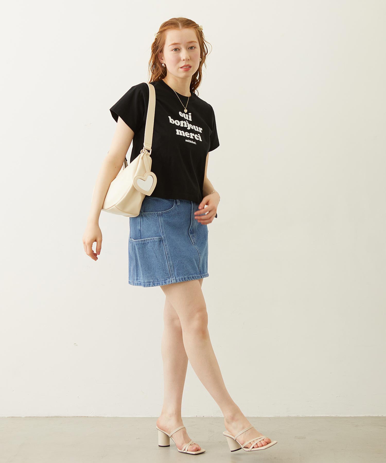 COOPER LOGO FLOCK PRINT COMPACT S/S TEE