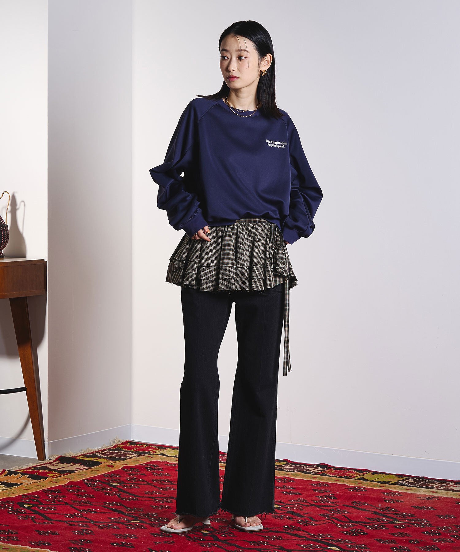 model:169cm 着用サイズ:ONE SIZE