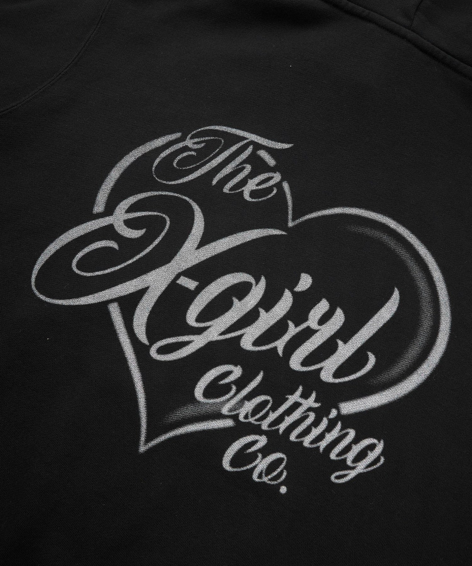 HEART SPRAY LOGO SWEAT HOODIE