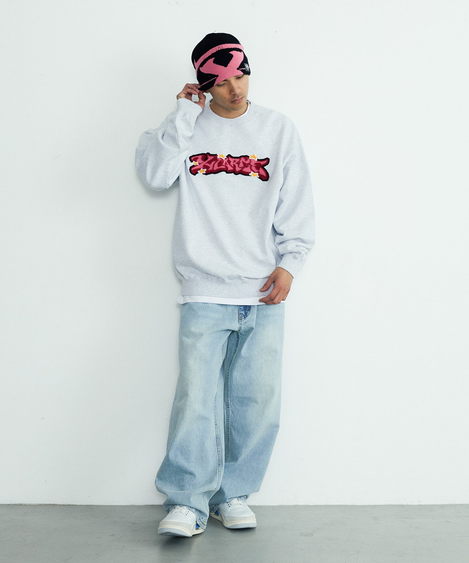 X MONSTER LOGO BEANIE