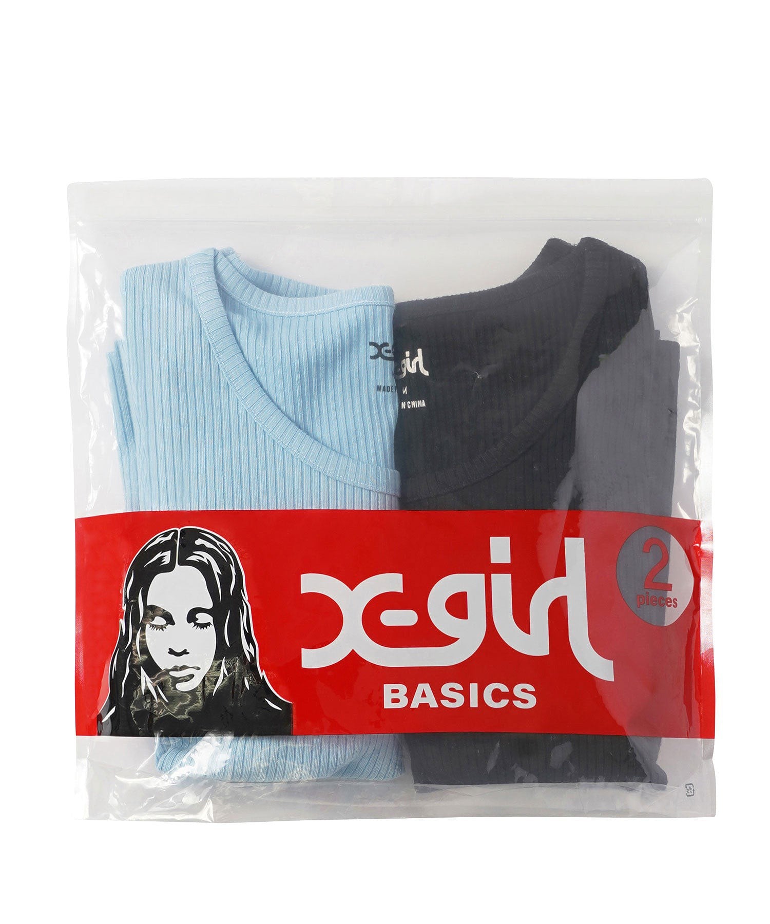 2-PACK BASIC TOP X-girl