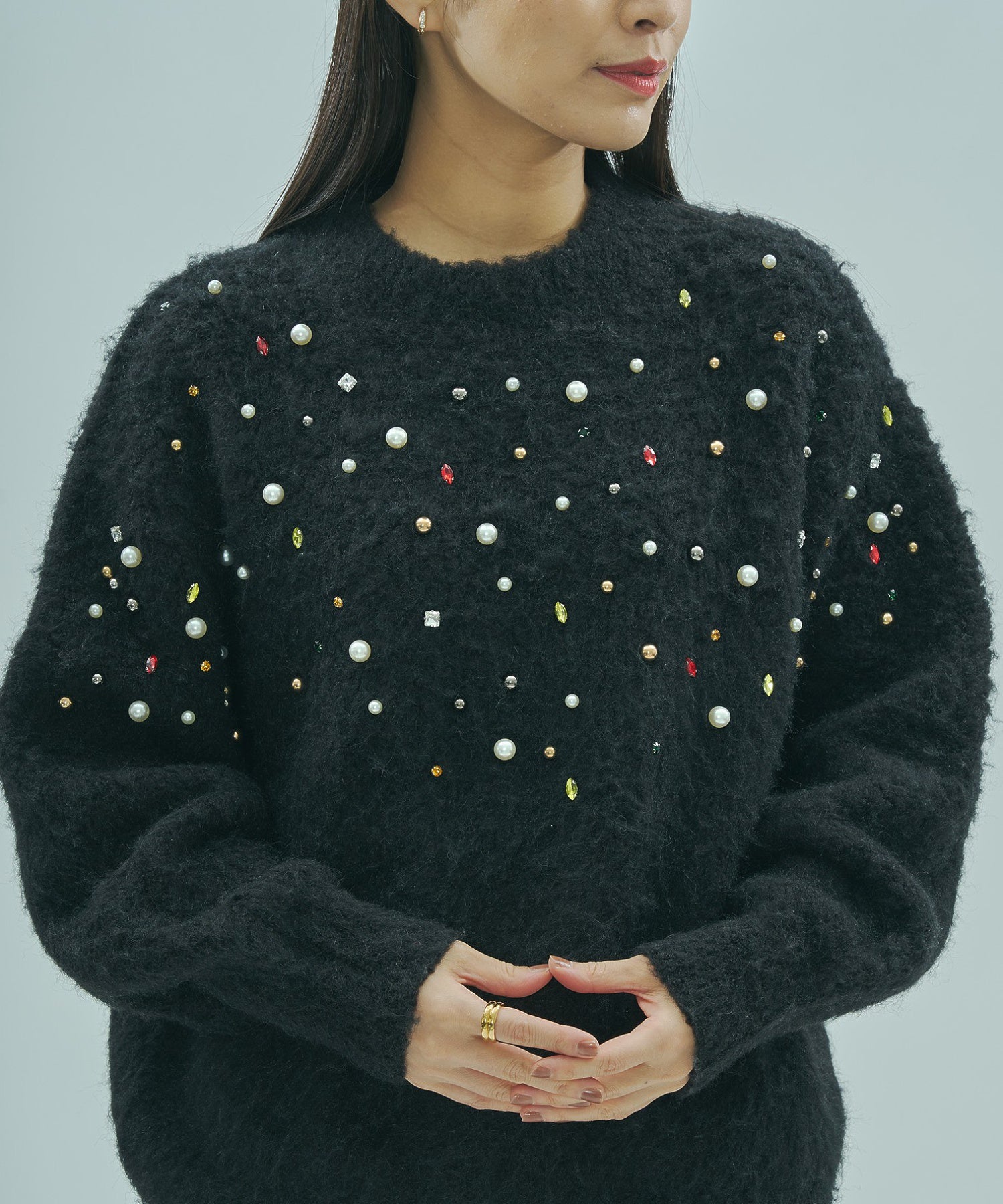 BIJOUX KNIT PULLOVER