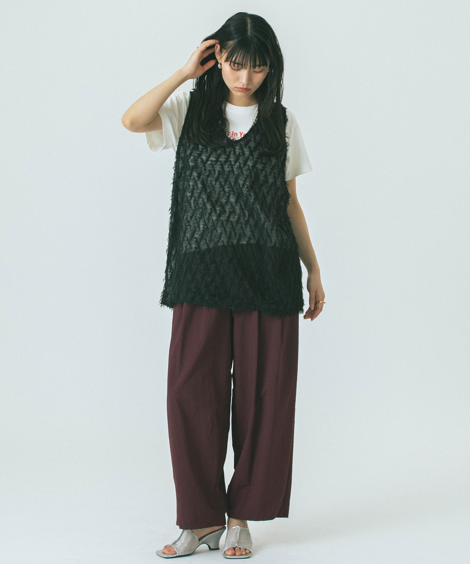 model:167cm 着用サイズ:ONE SIZE