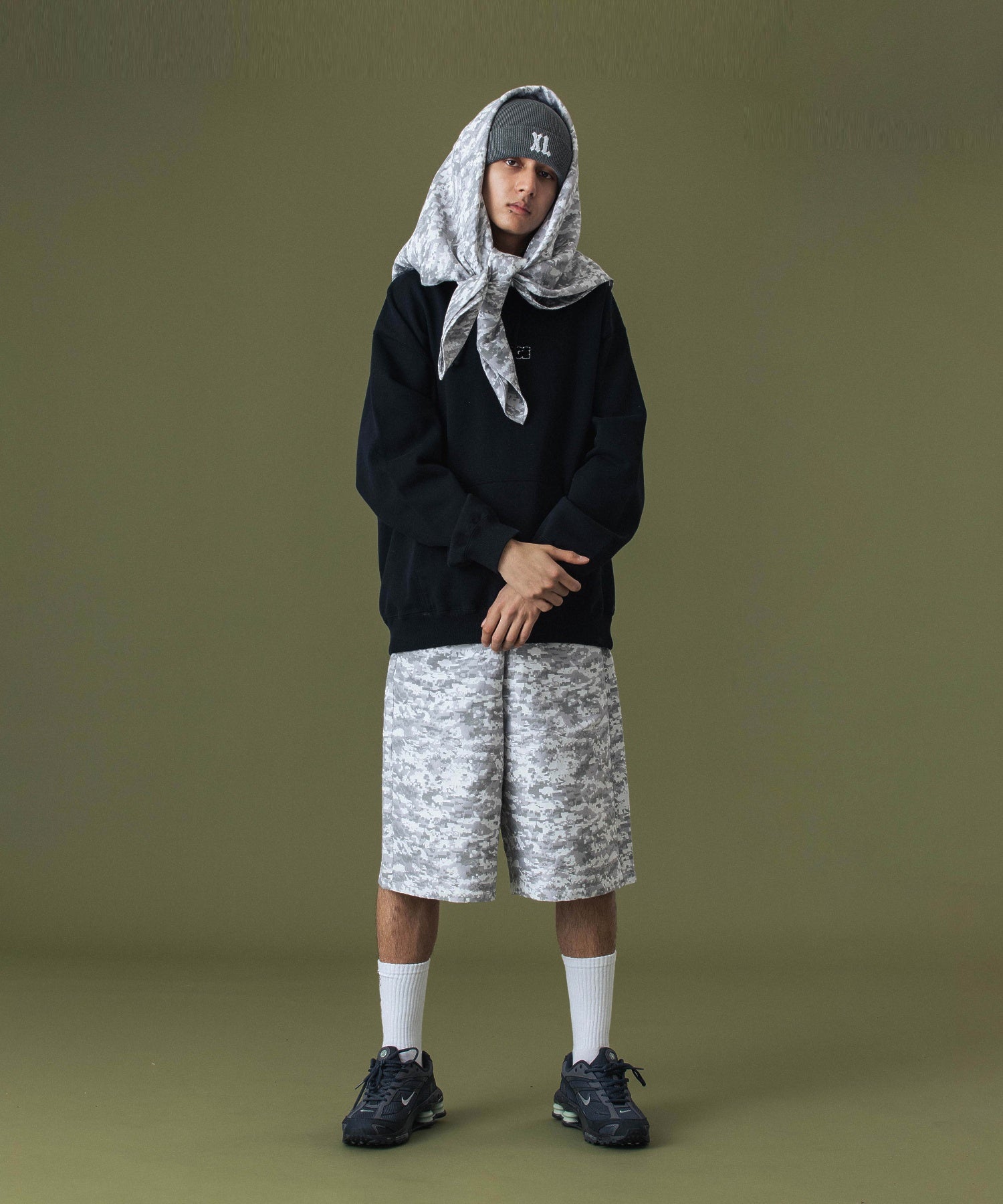 DIGITAL CAMO JACQUARD SHORTS