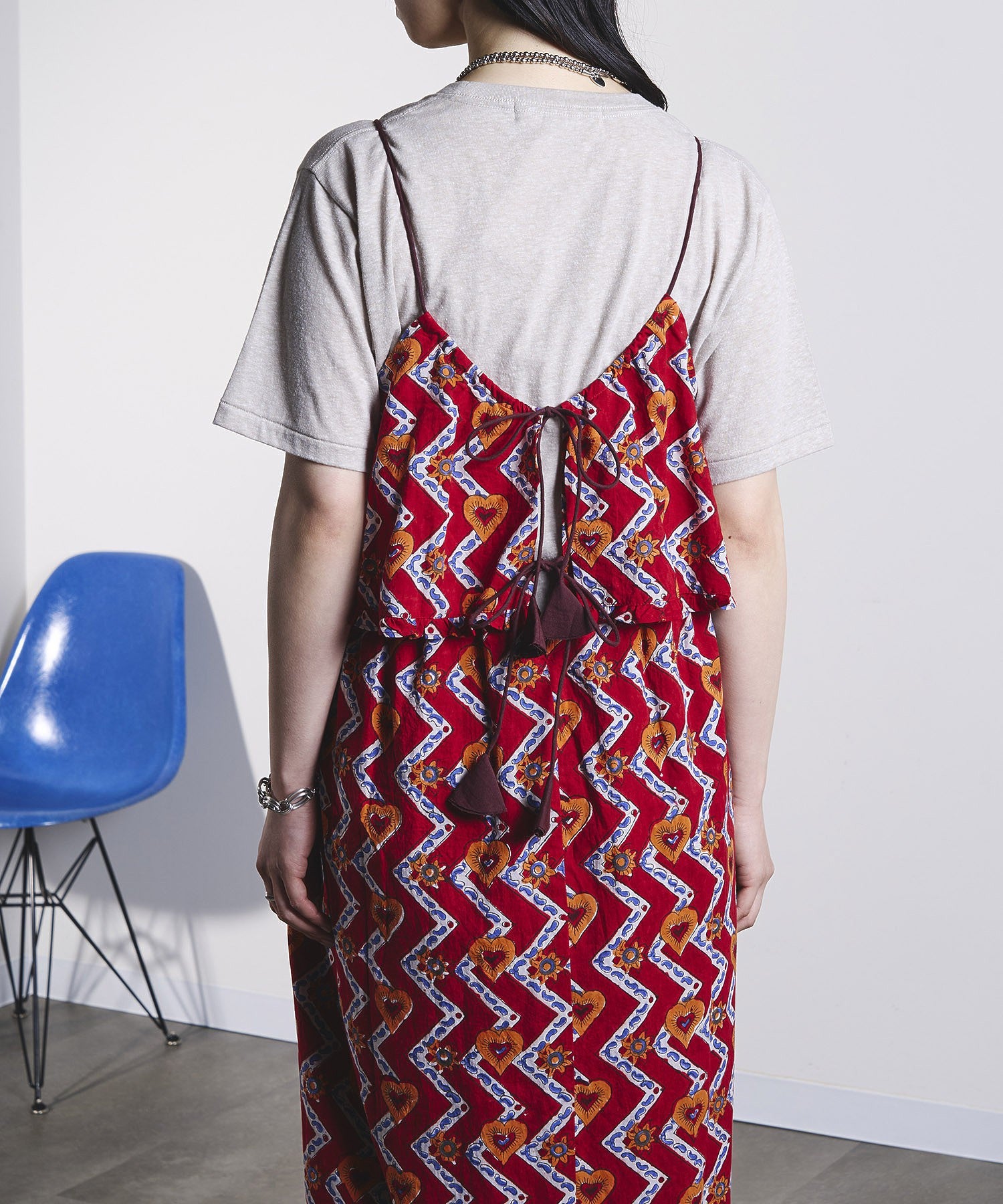 HEART PRINT DRESS