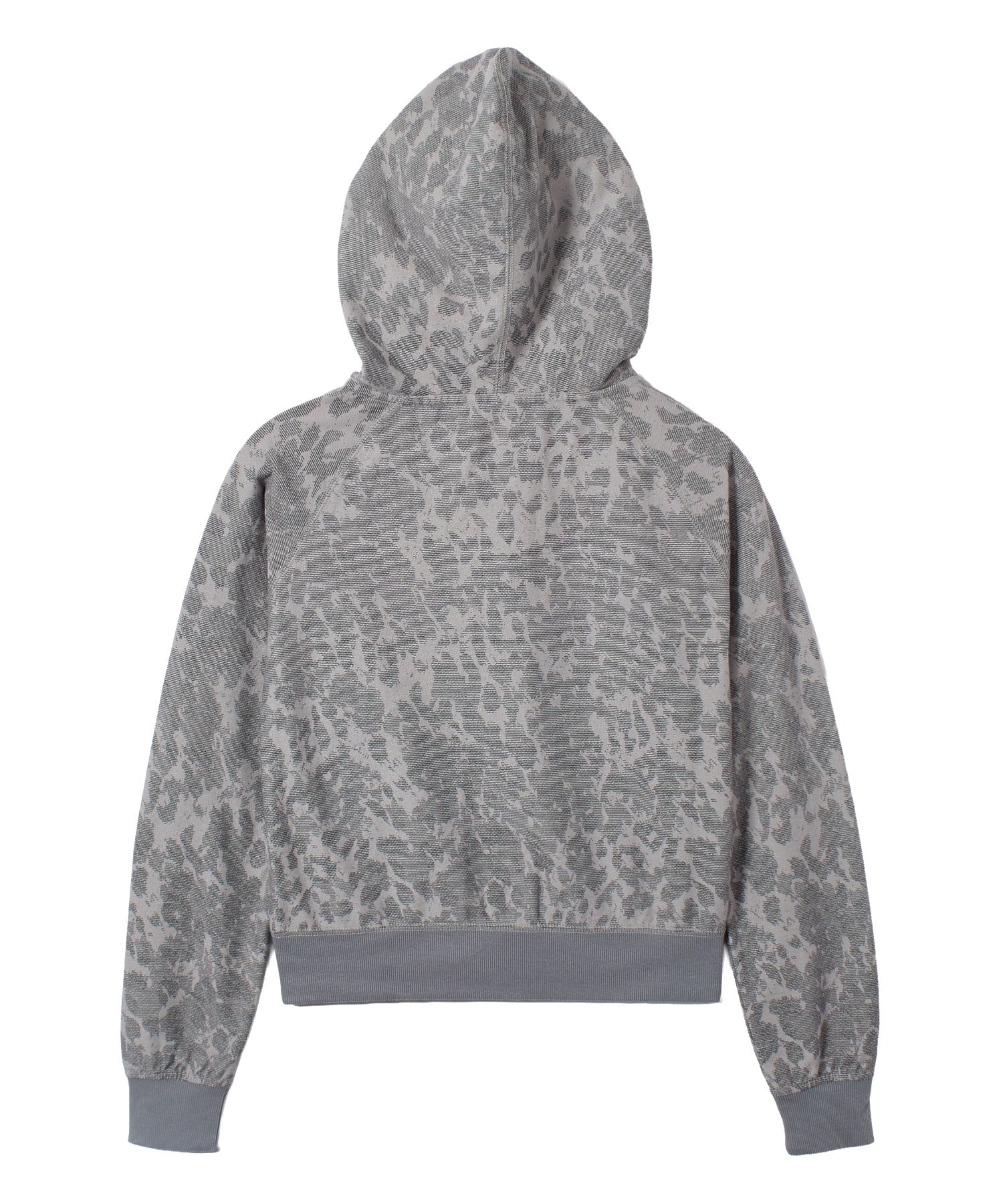 LEOPARD COMPACT ZIP UP HOODIE