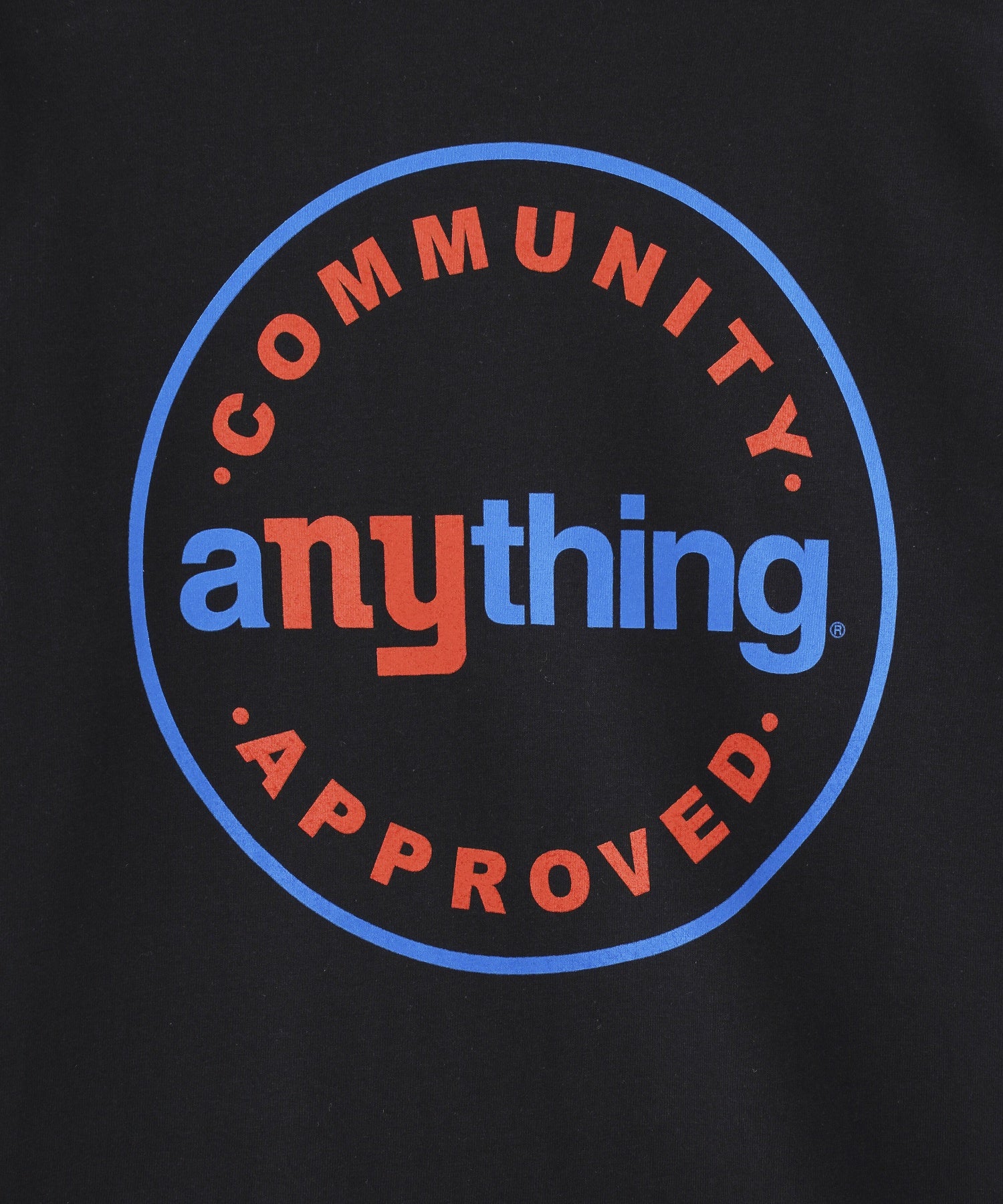 ANYTHING/エニシング/COMMUNITY APPROVED T-SHIRT/ANY-63