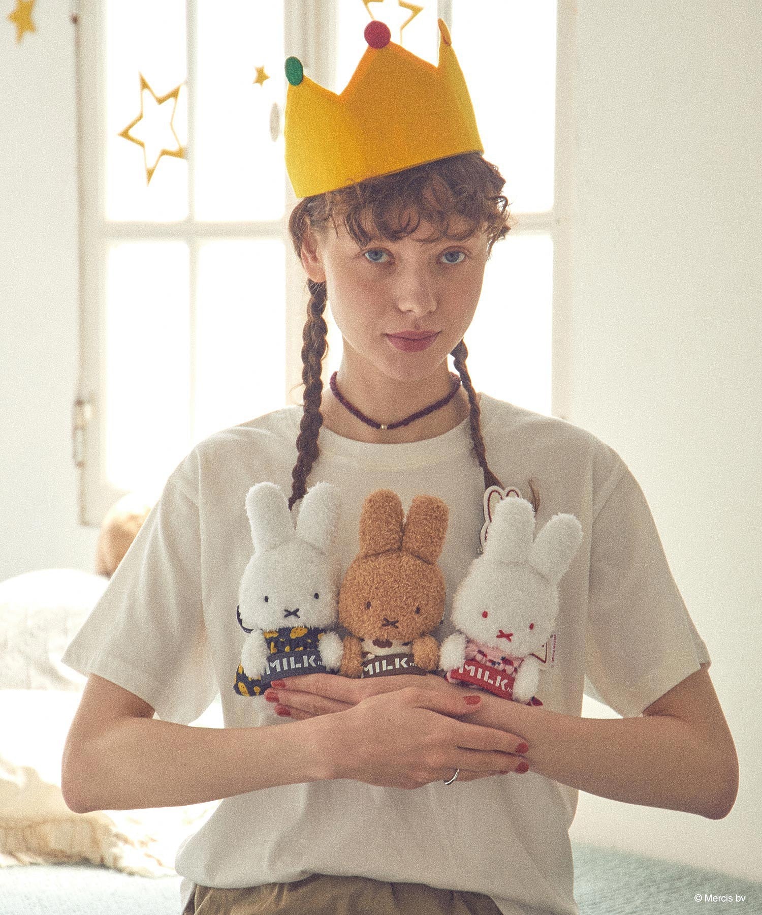MILKFED. × MIFFY AND MELANIE KEYCHAIN POUCH