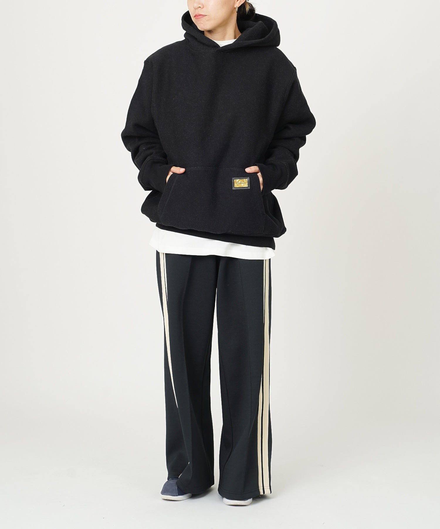 model:身長：156cm 着用サイズ：Lサイズ