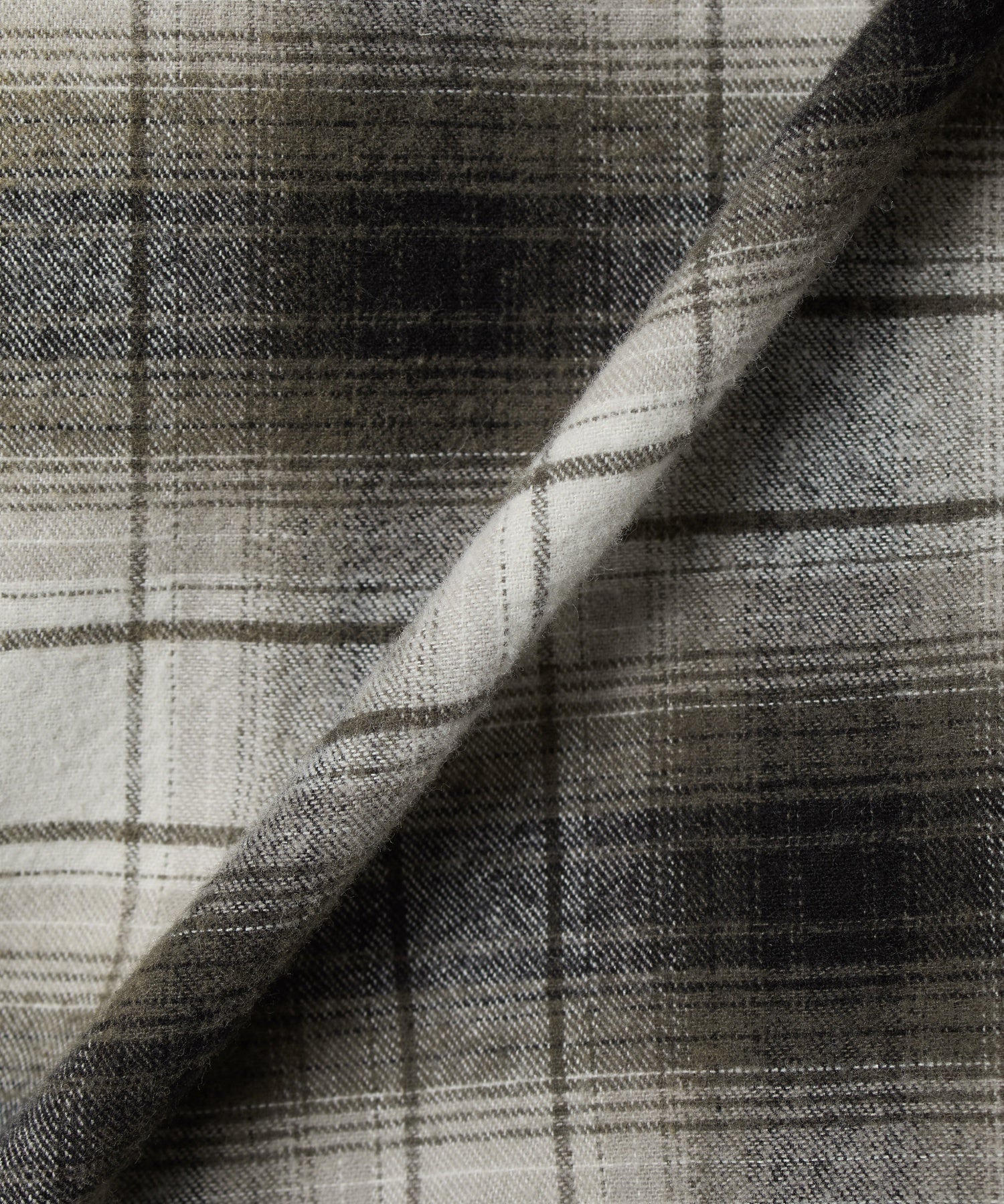BLEACHED PLAID L/S SHIRT