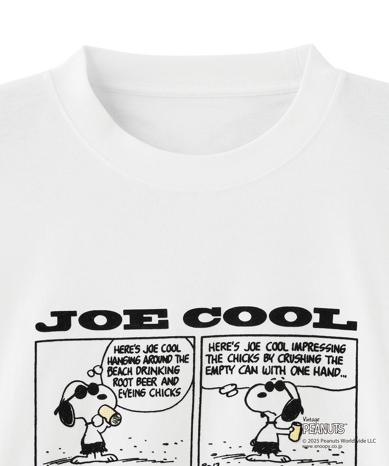 MILKFED. × PEANUTS JOE COOL COMIC BIG S/S TEE