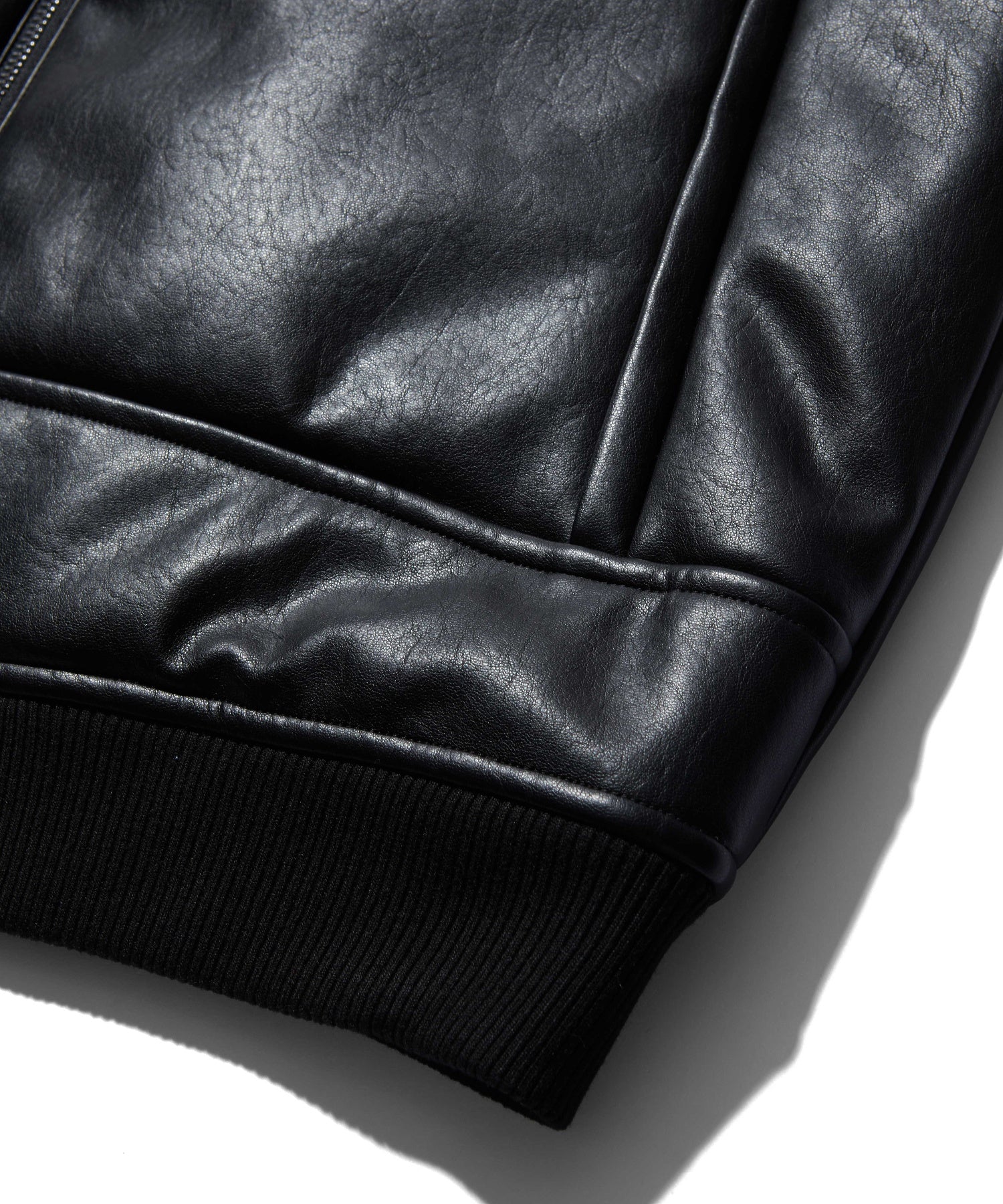 FAUX LEATHER PADDED JACKET