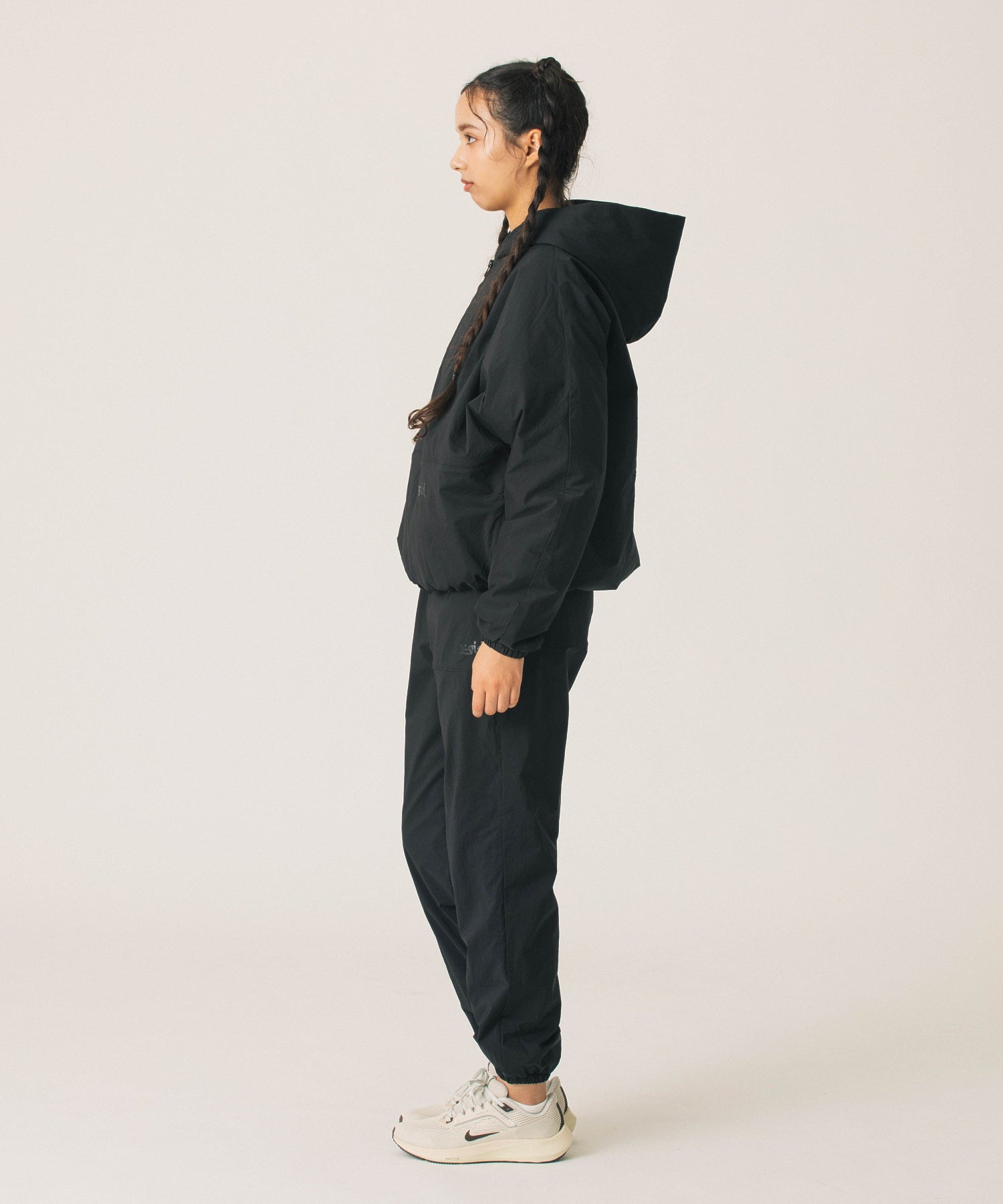 STRETCH PUFFER PULLOVER JACKET