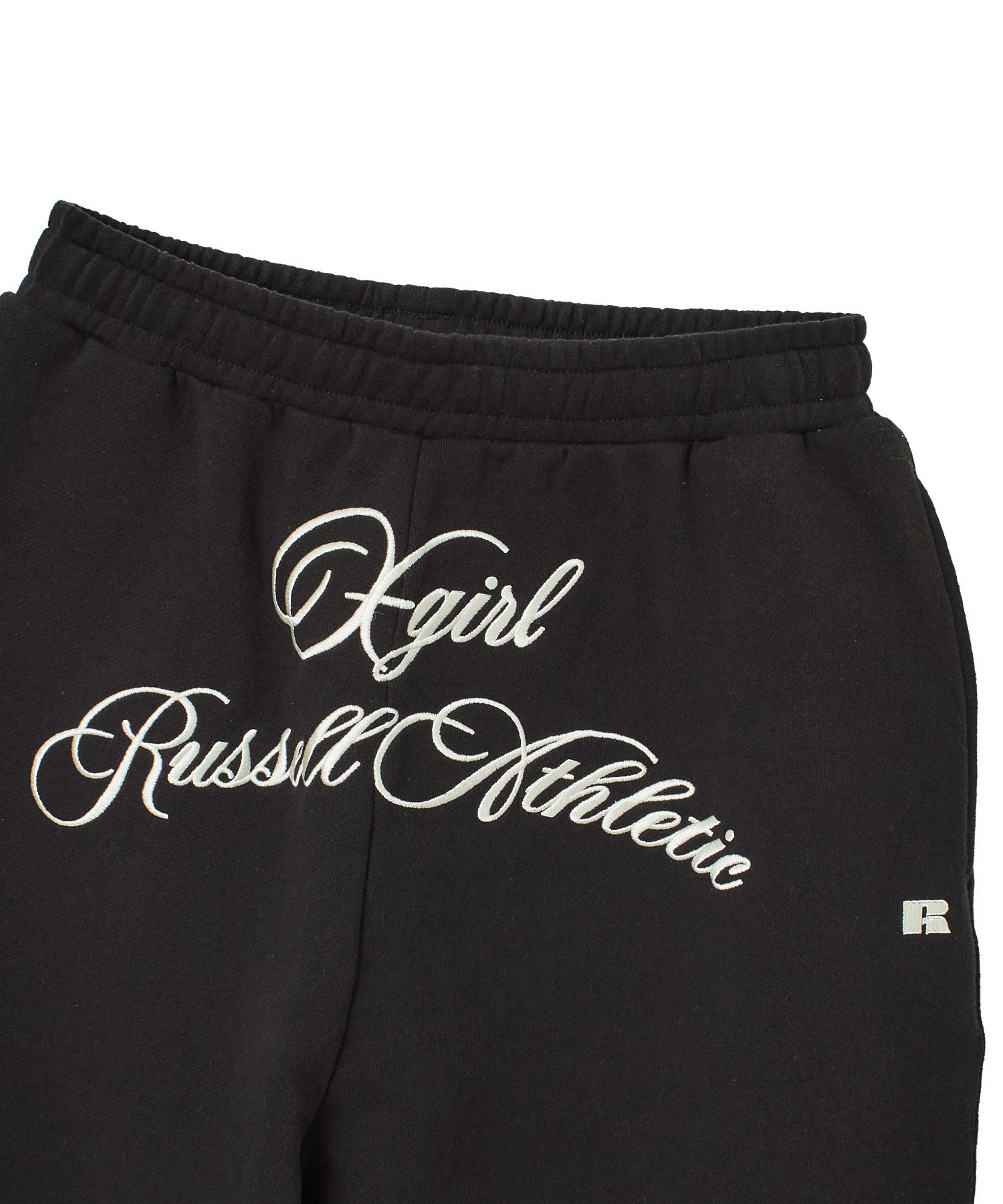 X-girl × Russell SCRIPT LOGO SWEATPANTS
