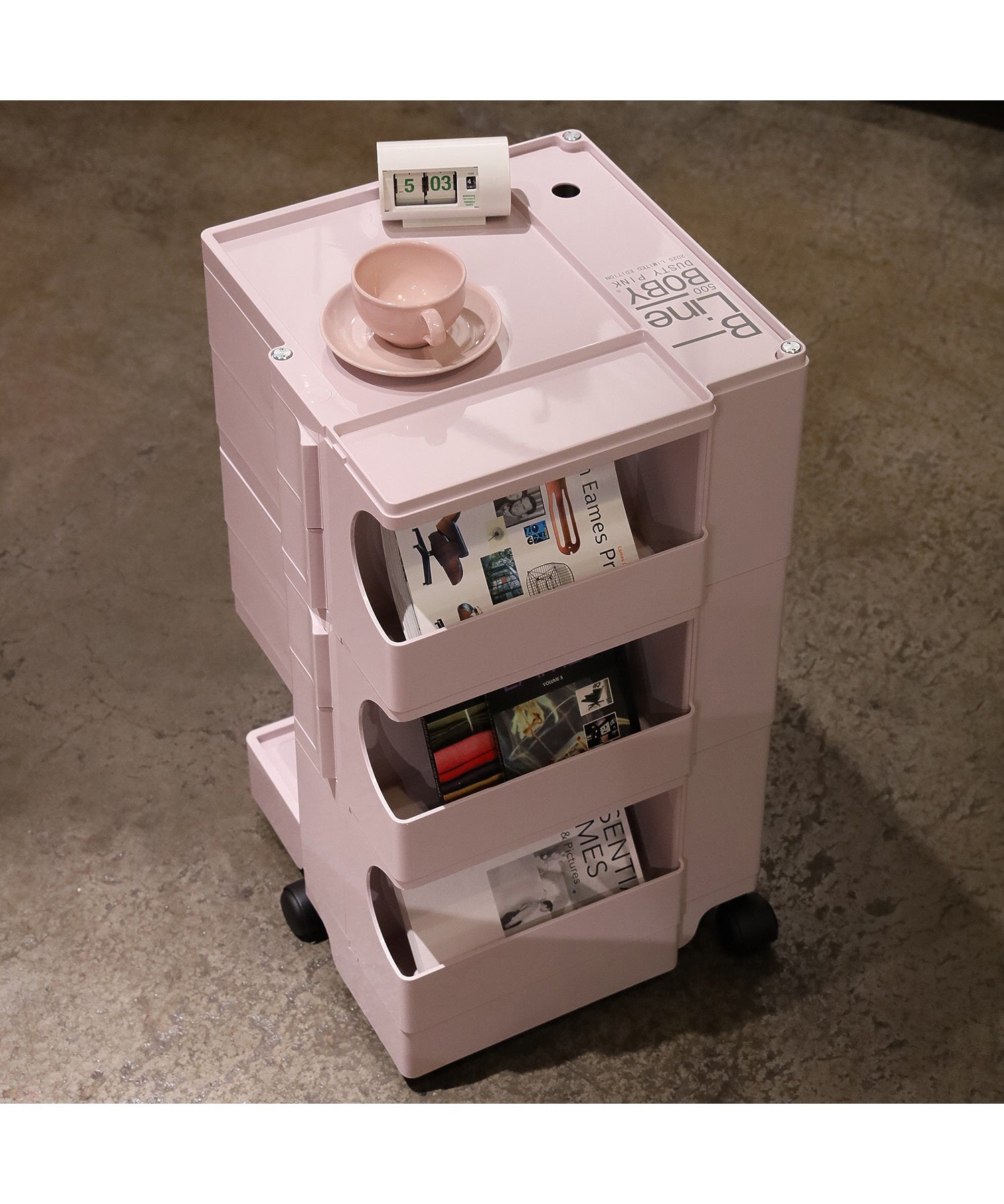 ボビーワゴン 3段4トレイ Dusty Pink 2025 Limted Color