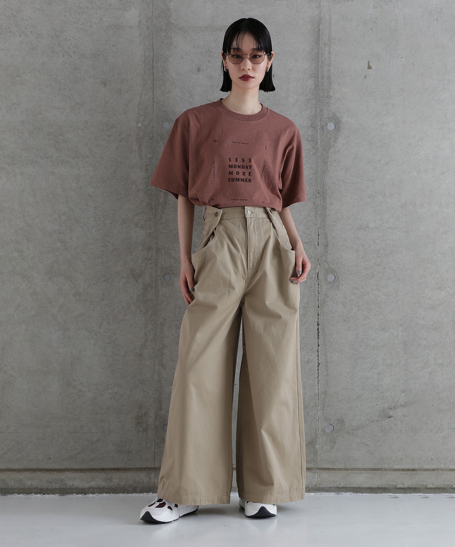 【WEB・一部店舗限定】麻ブレンドロゴTシャツ