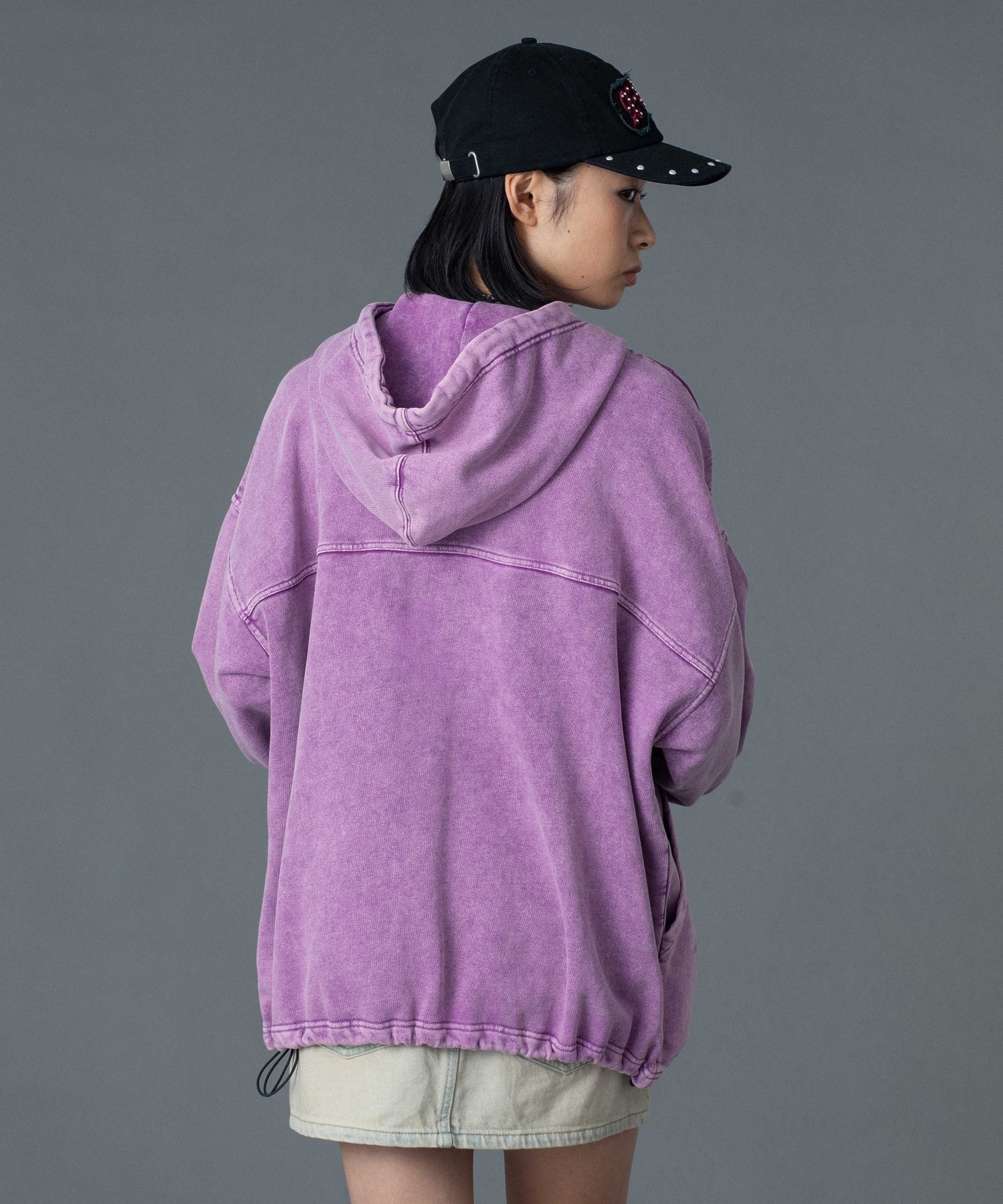 STUDDED LOGO PATCH 6PANEL CAP