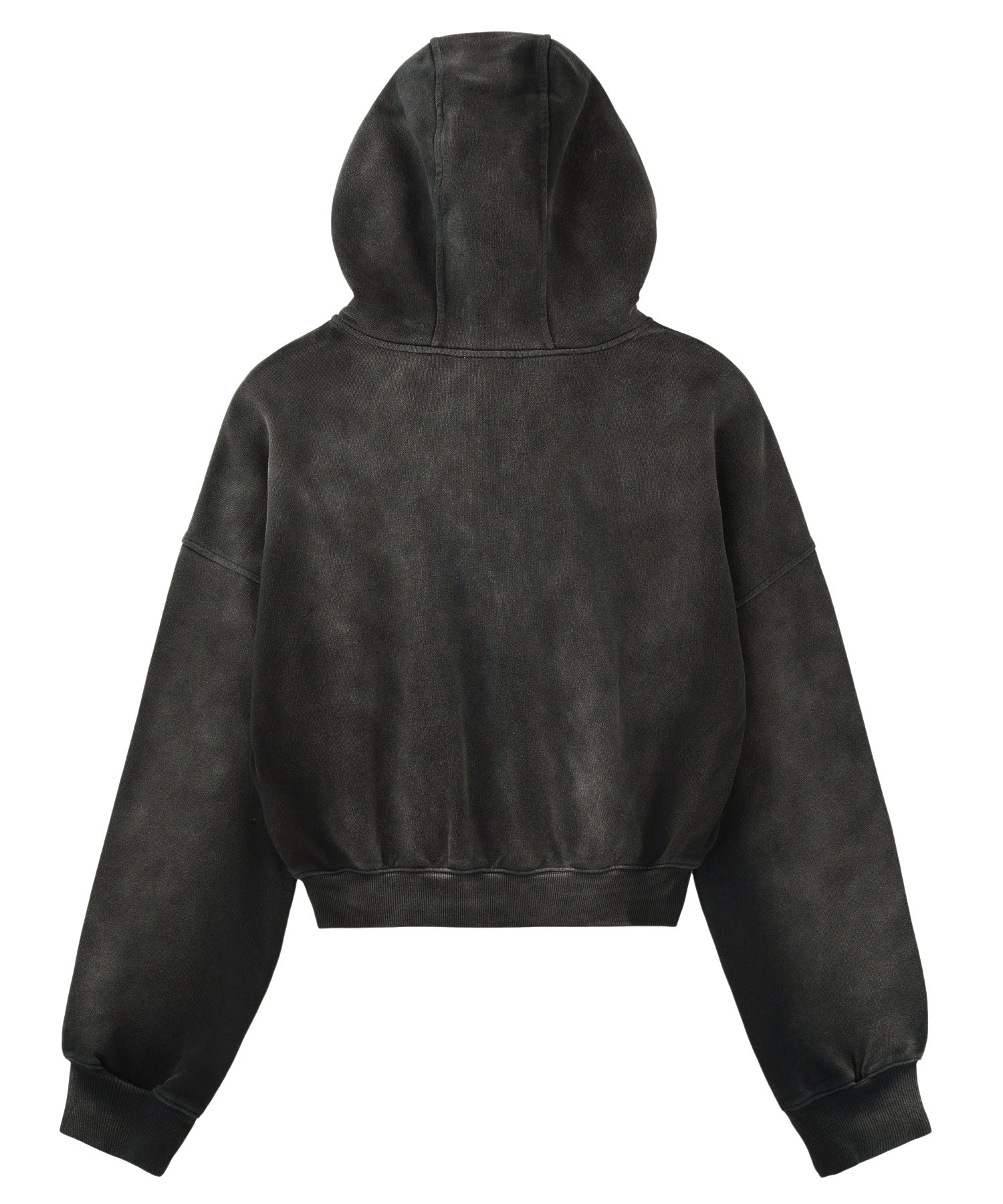 DISTRESSED COMPACT SWEAT HOODIE