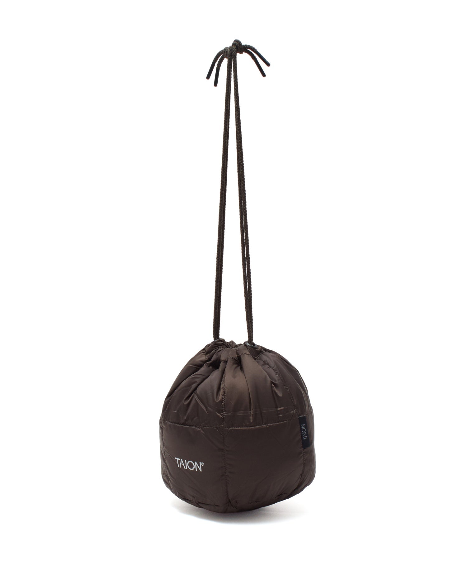 TAION/タイオン/BASIC DRAW STRING DOWN BAG-S TAION-DST01-S