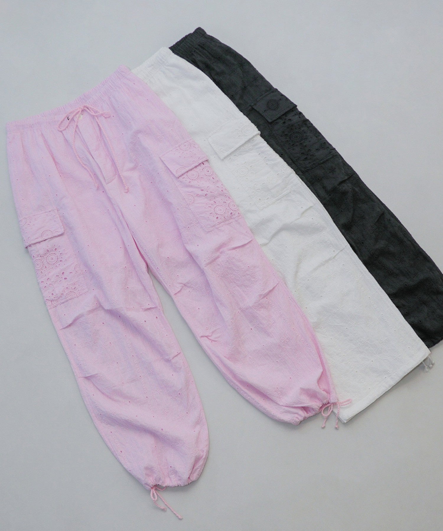 レースカーゴパンツ