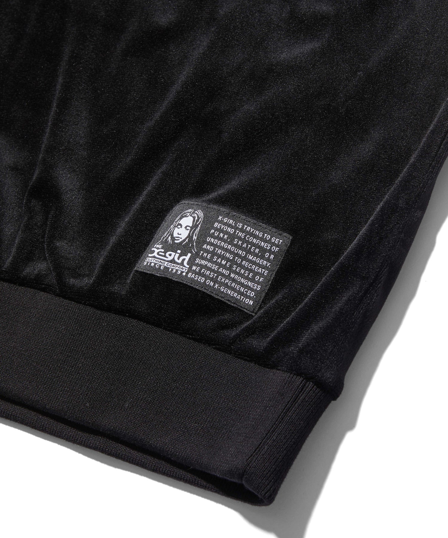 RHINESTONE LOGO VELOUR GAME SHIRT DRESS