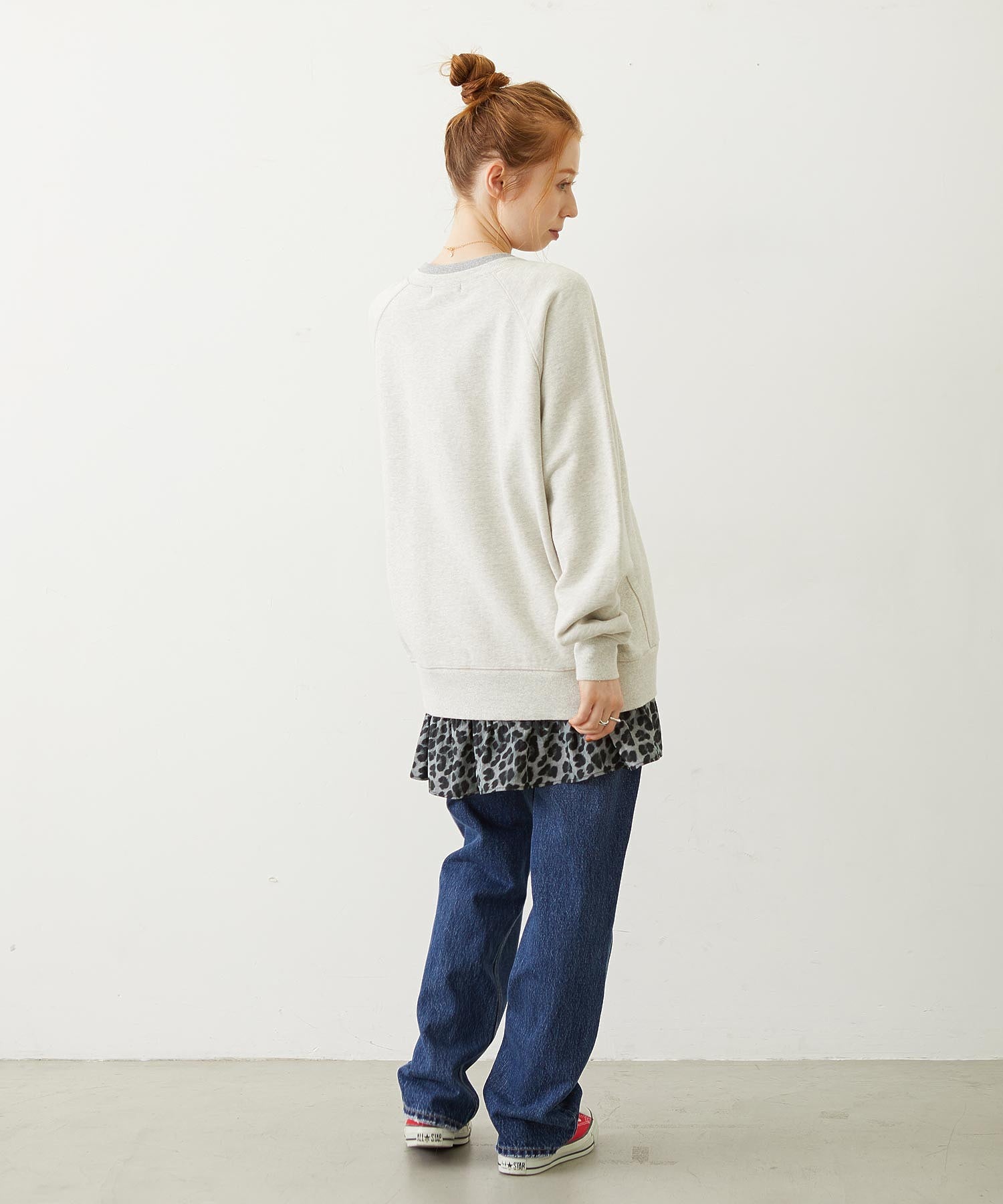 M.FEDDY DOUBLE COLLAR SWEAT TOP