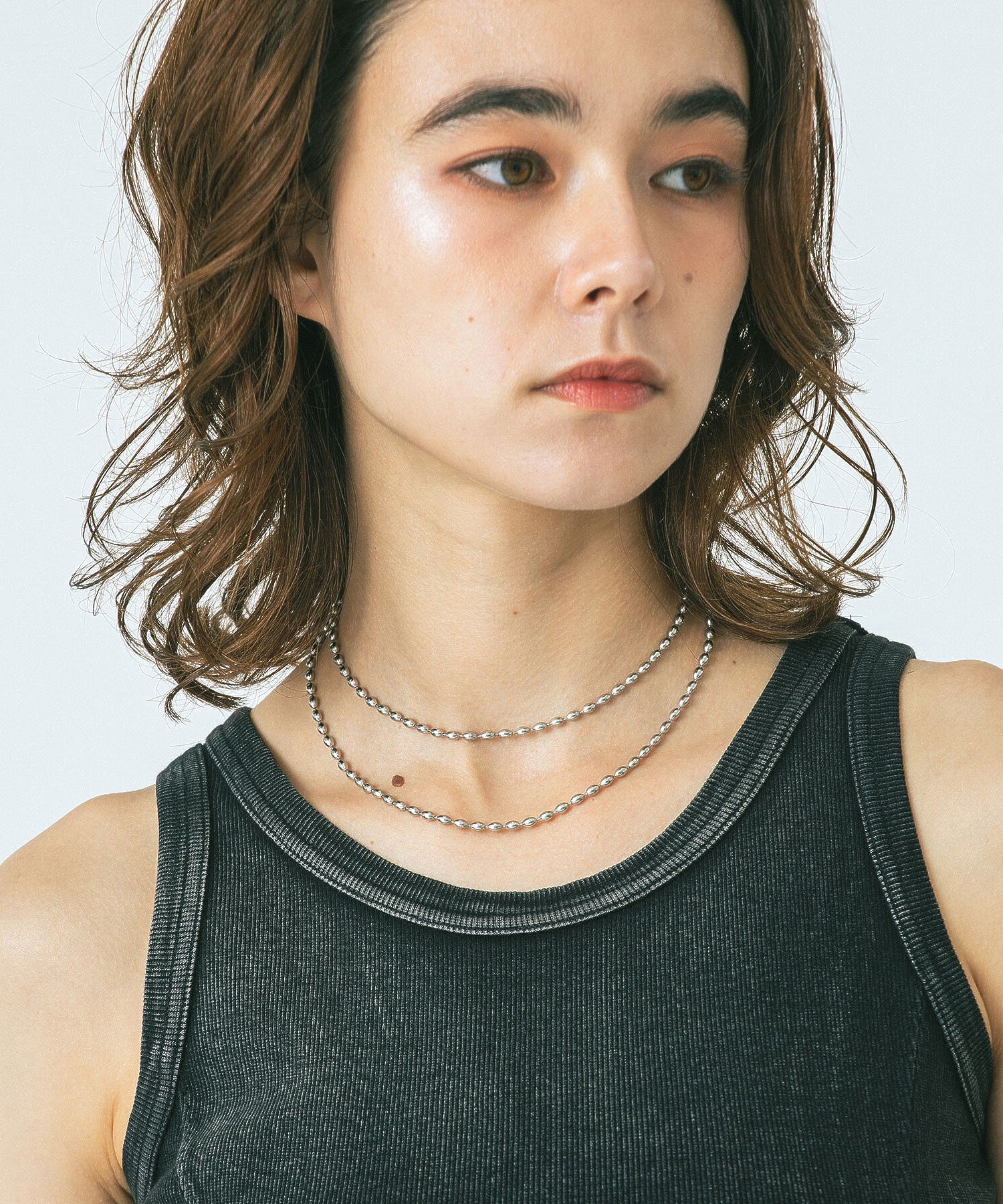 SOAC/DROP CHAIN LONG NECKLACE