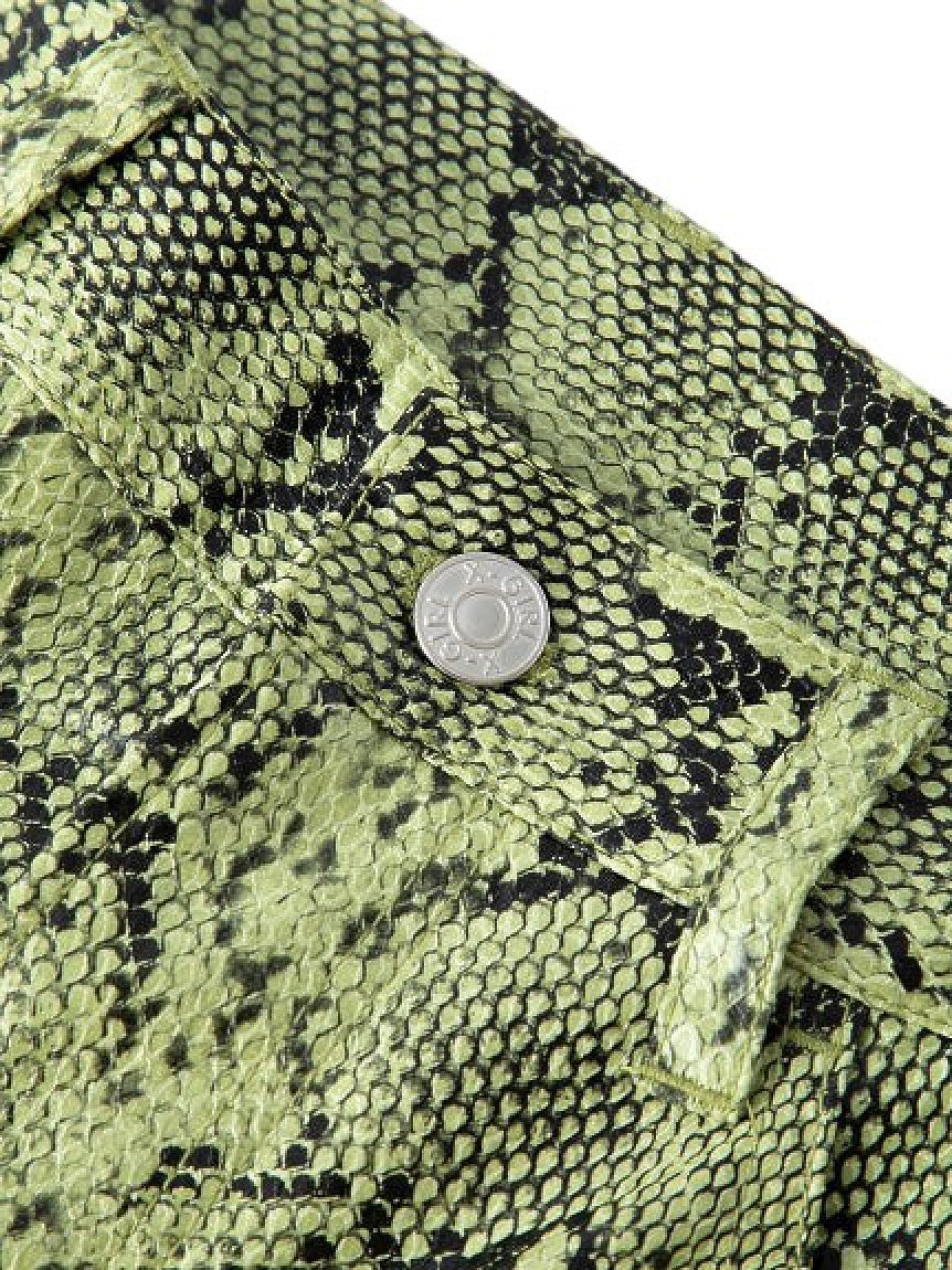 SNAKE PATTERN FLARE PANTS X-girl