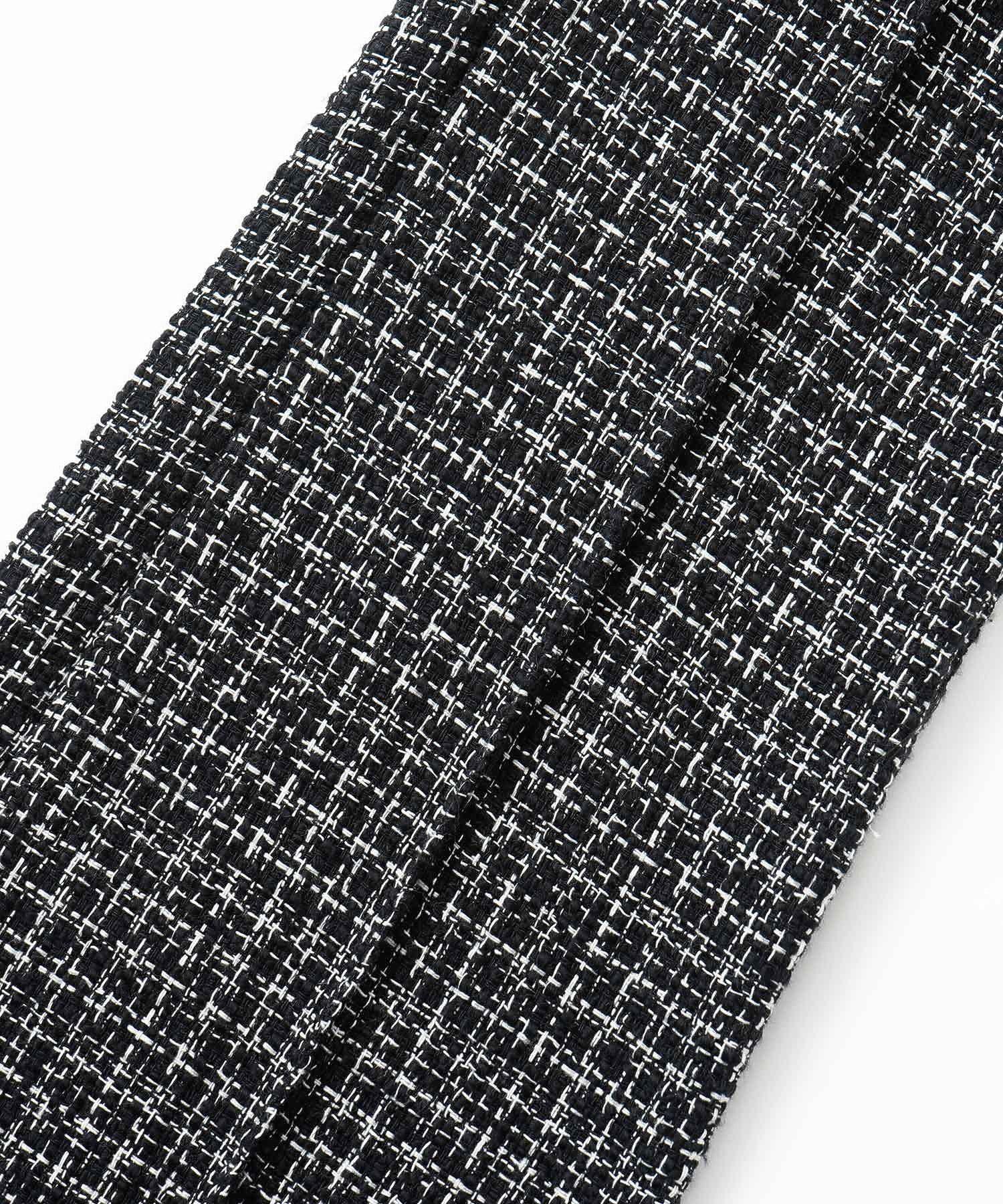 TWEED JERSEY WIDE FLARE PANTS X-girl