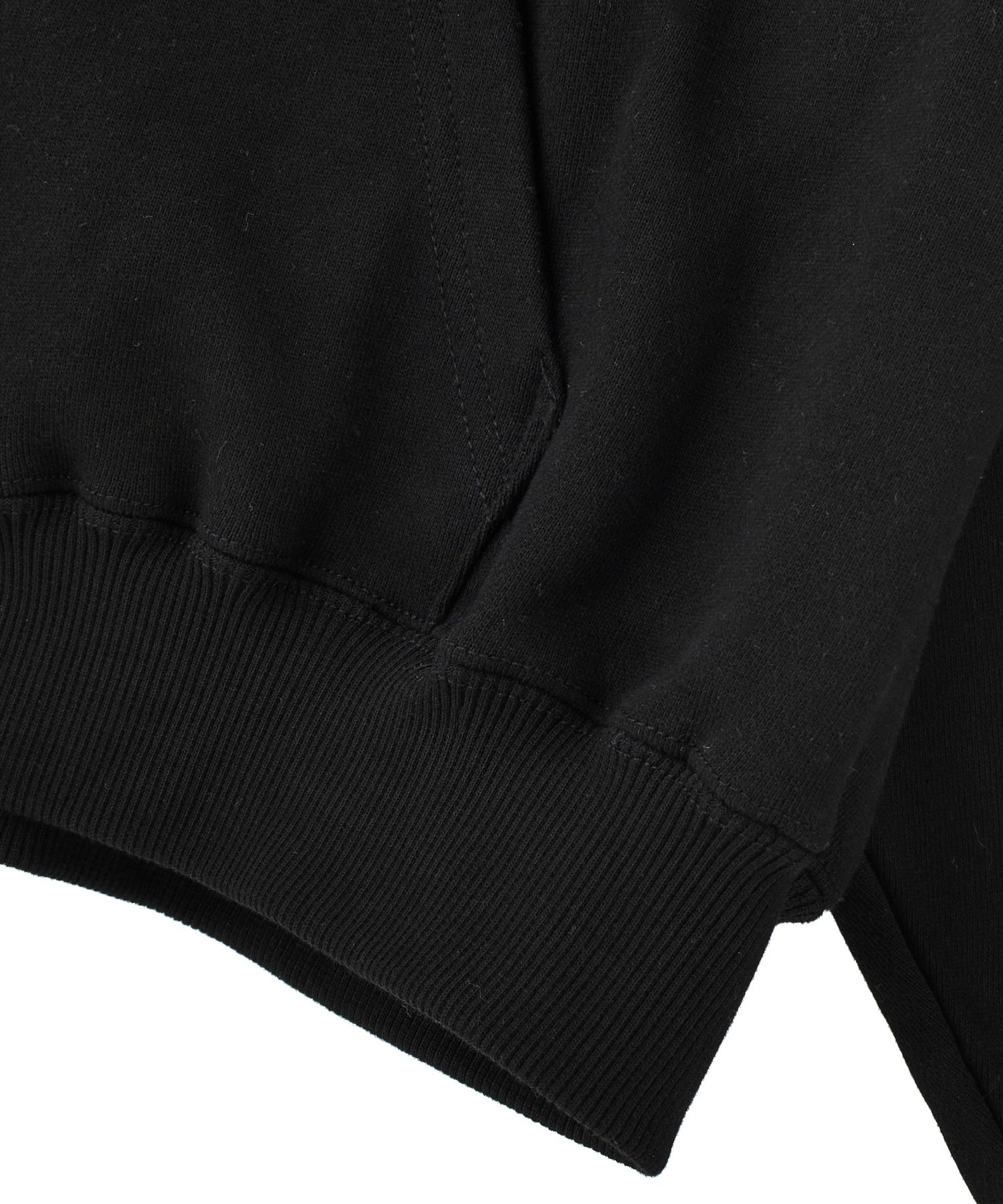 STUDDED LOGO ZIP UP SWEAT HOODIE