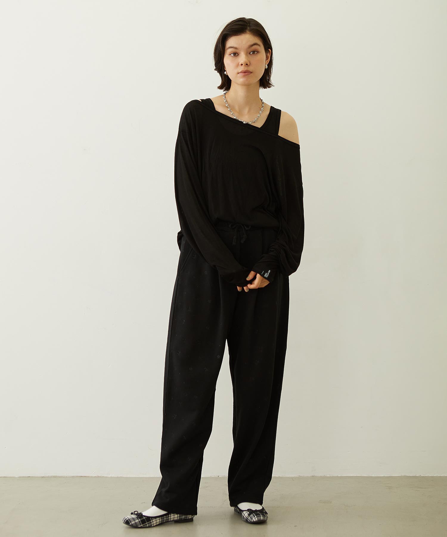 LAYERED LOOK L/S TOP