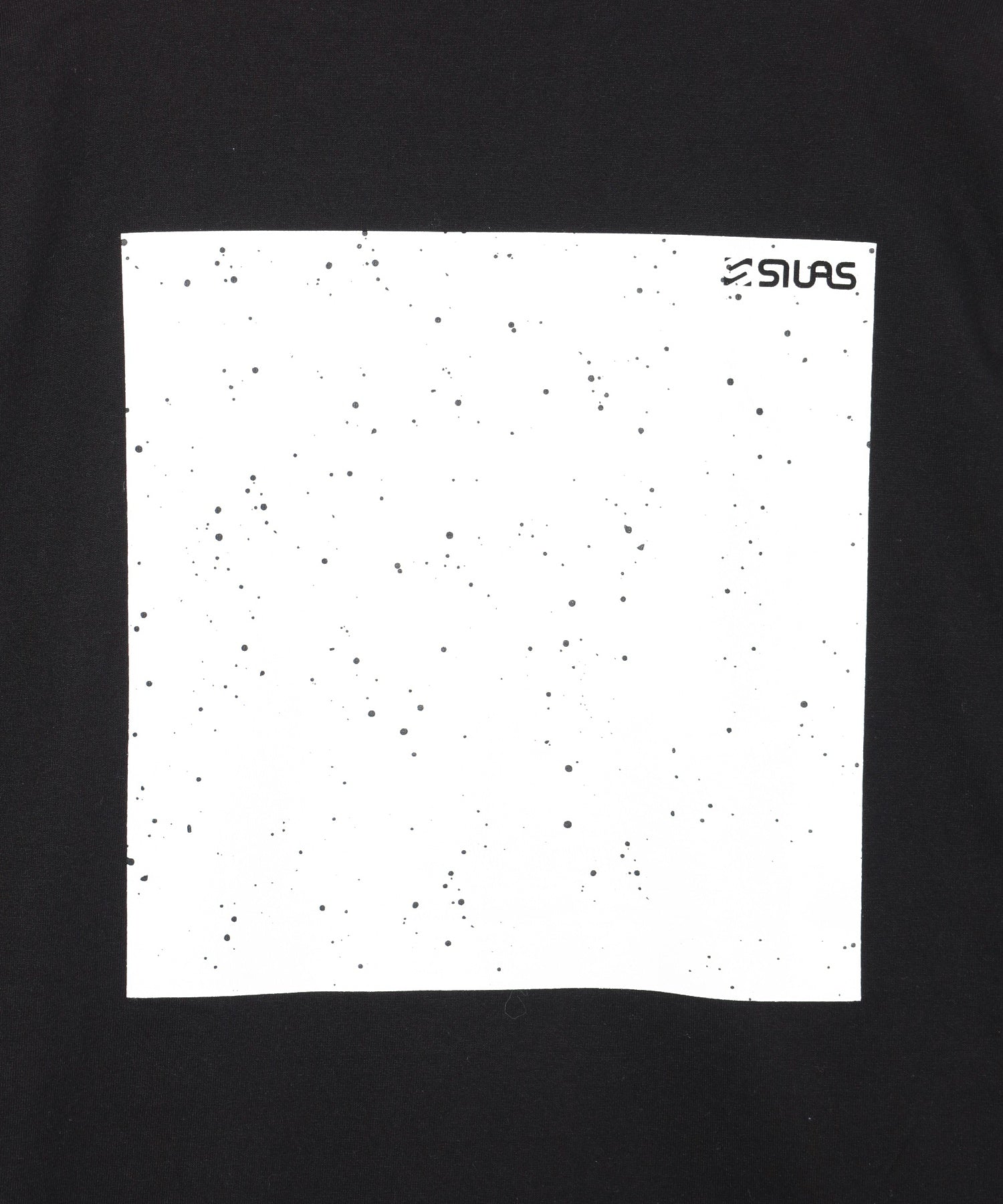 SPUTTERING SQUARE LOGO PRINT L/S TEE