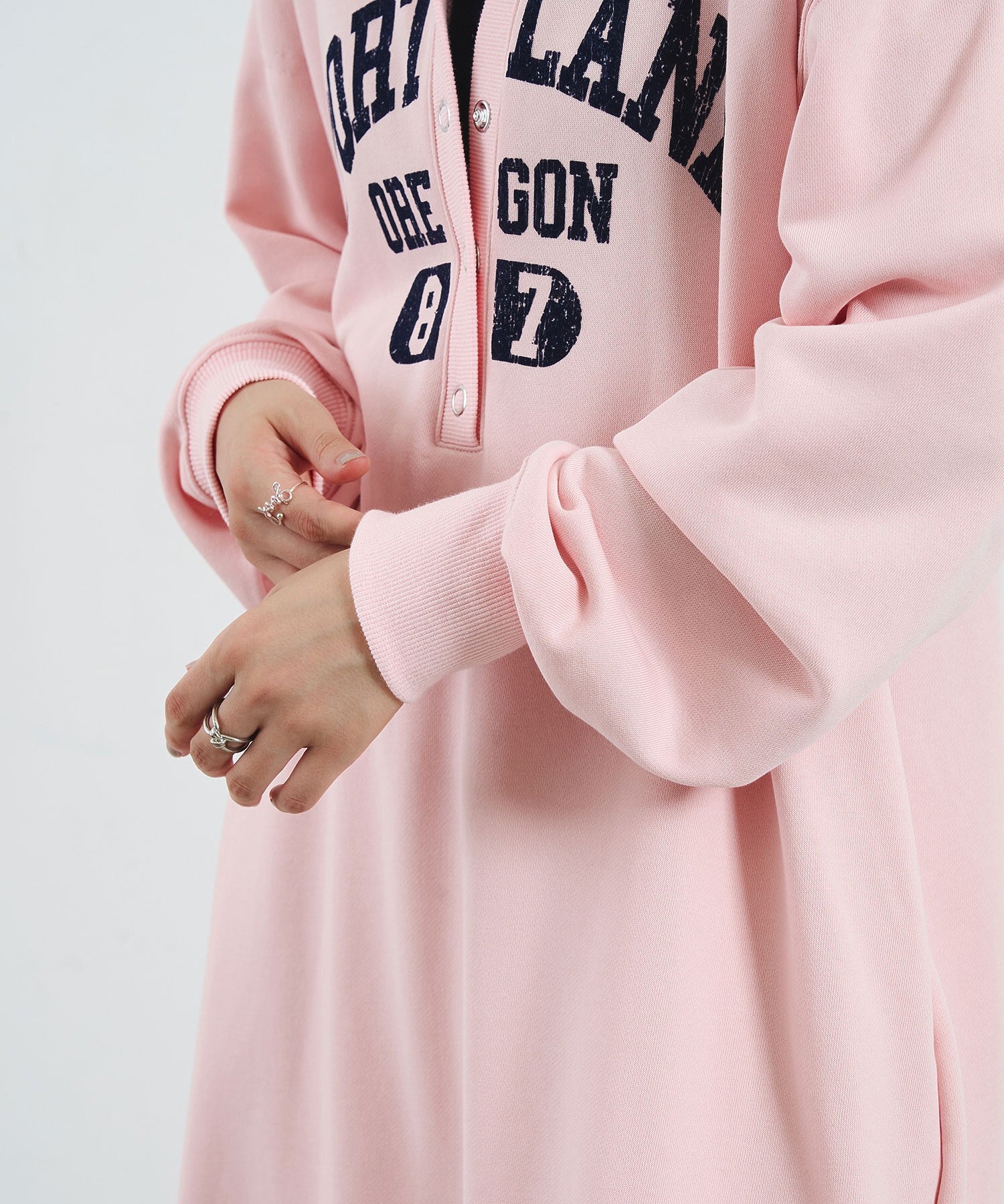 HENLEY NECK DRESS