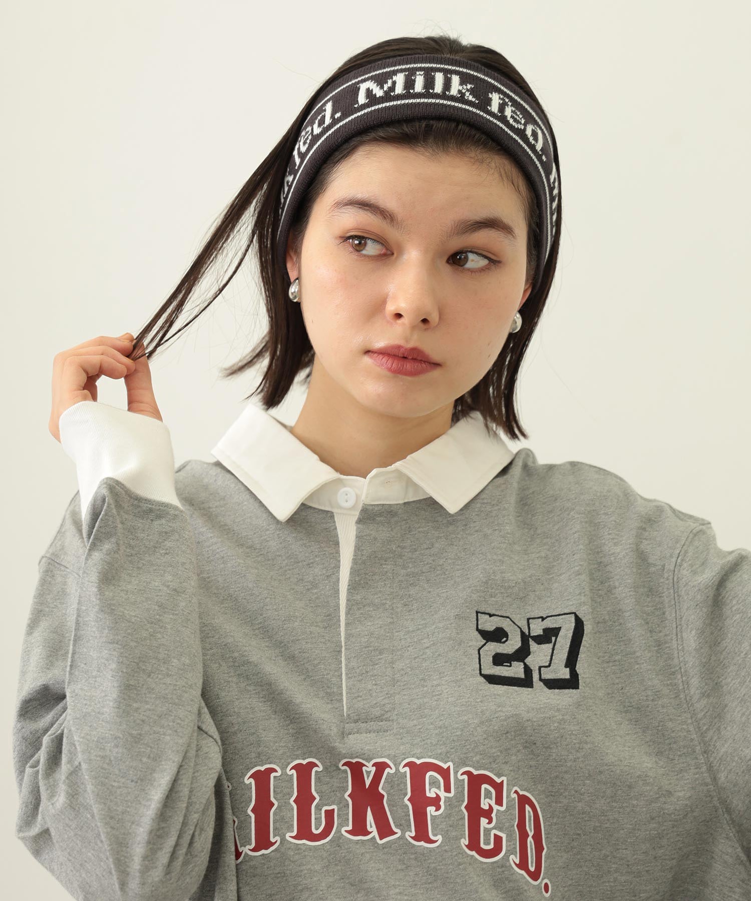 LOGO KNIT HAIR BAND