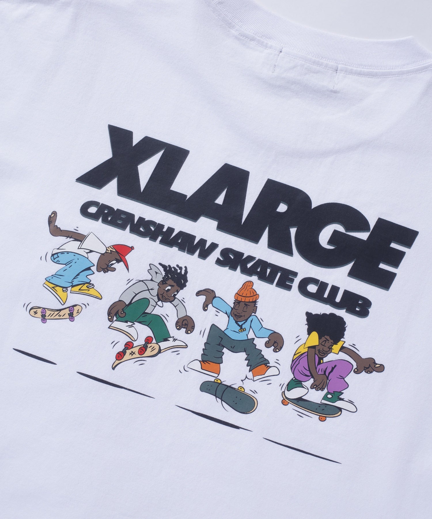 XLARGE×CRENSHAW SKATE CLUB POCKET S/S TEE