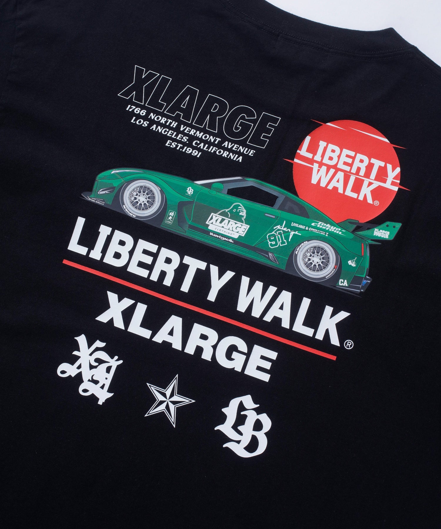 XLARGE×LIBERTY WALK S/S TEE
