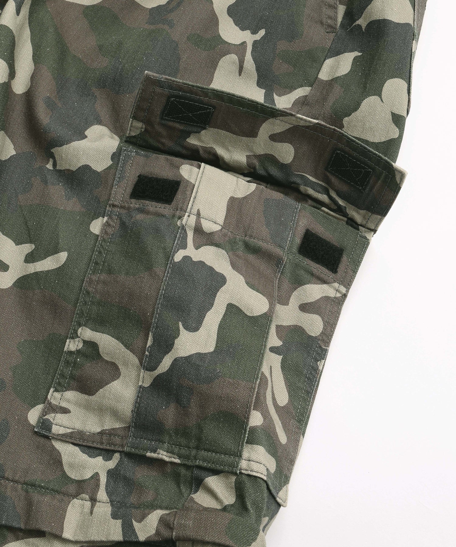 WASHED 2WAY WIDE LEG CARGO PANTS