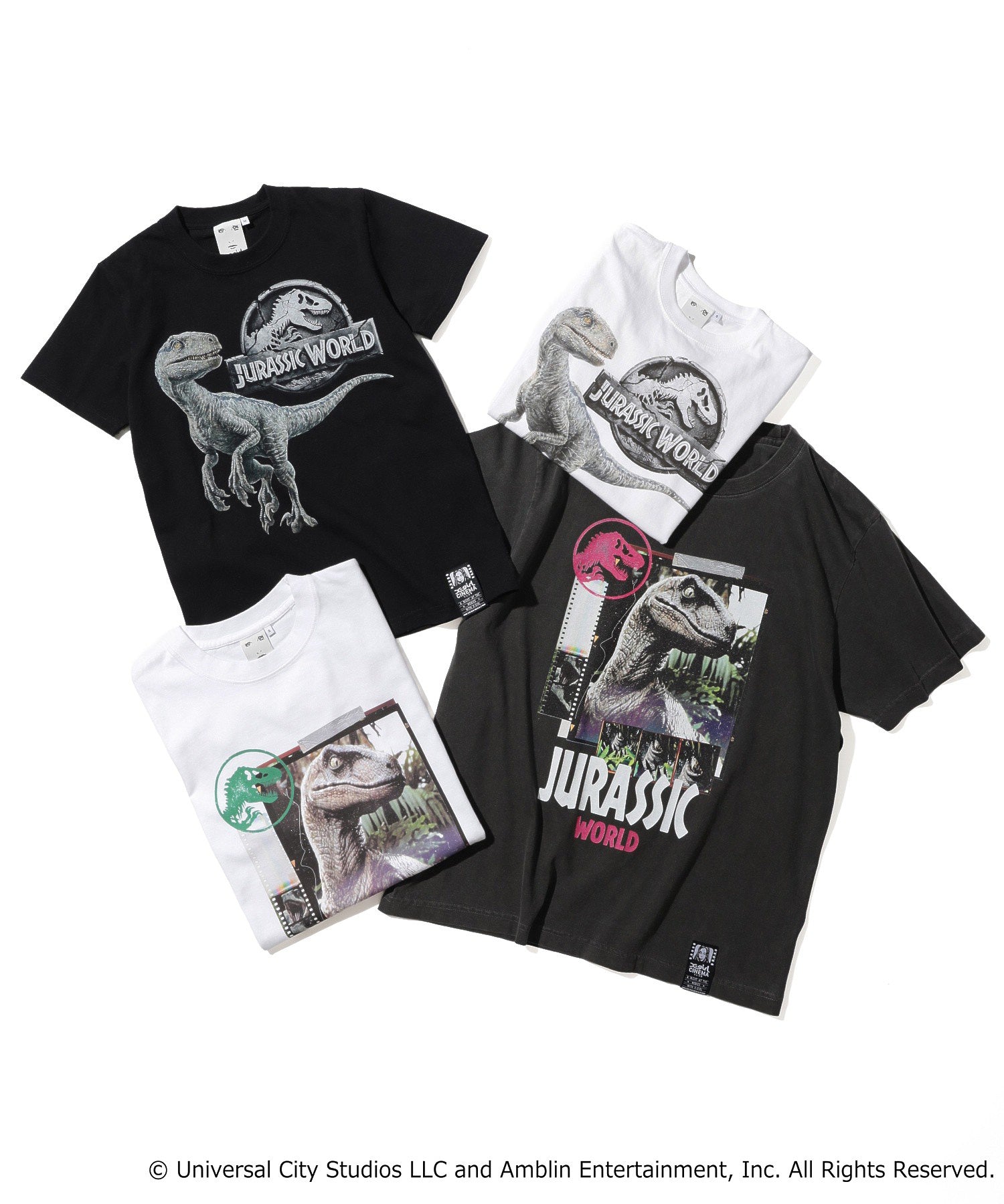 X-girl × JURASSIC WORLD S/S BABY TEE