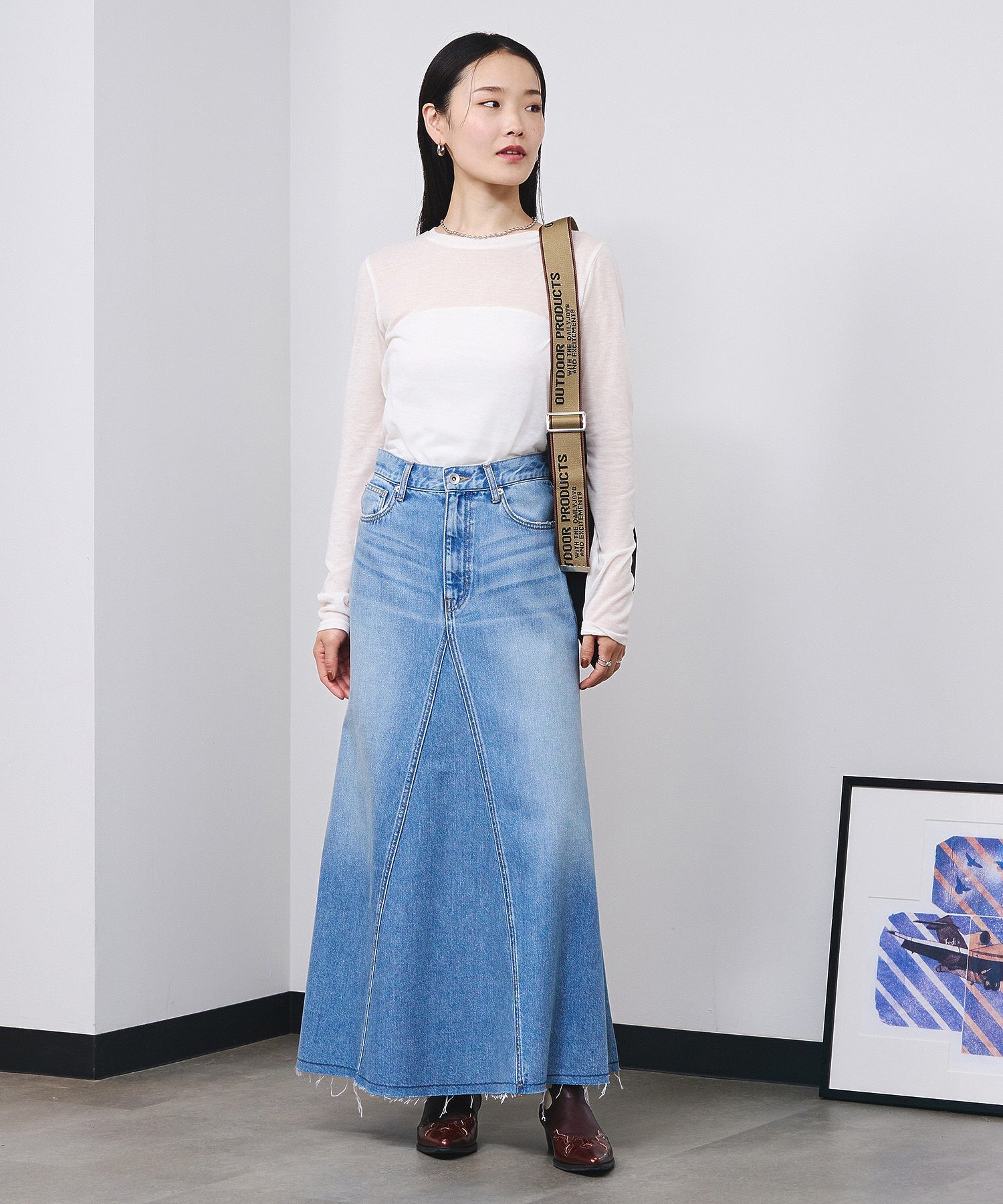 【ROSE BUD別注】OUTDOOR PRODUCTS/JACQUARD TAPE TOTE