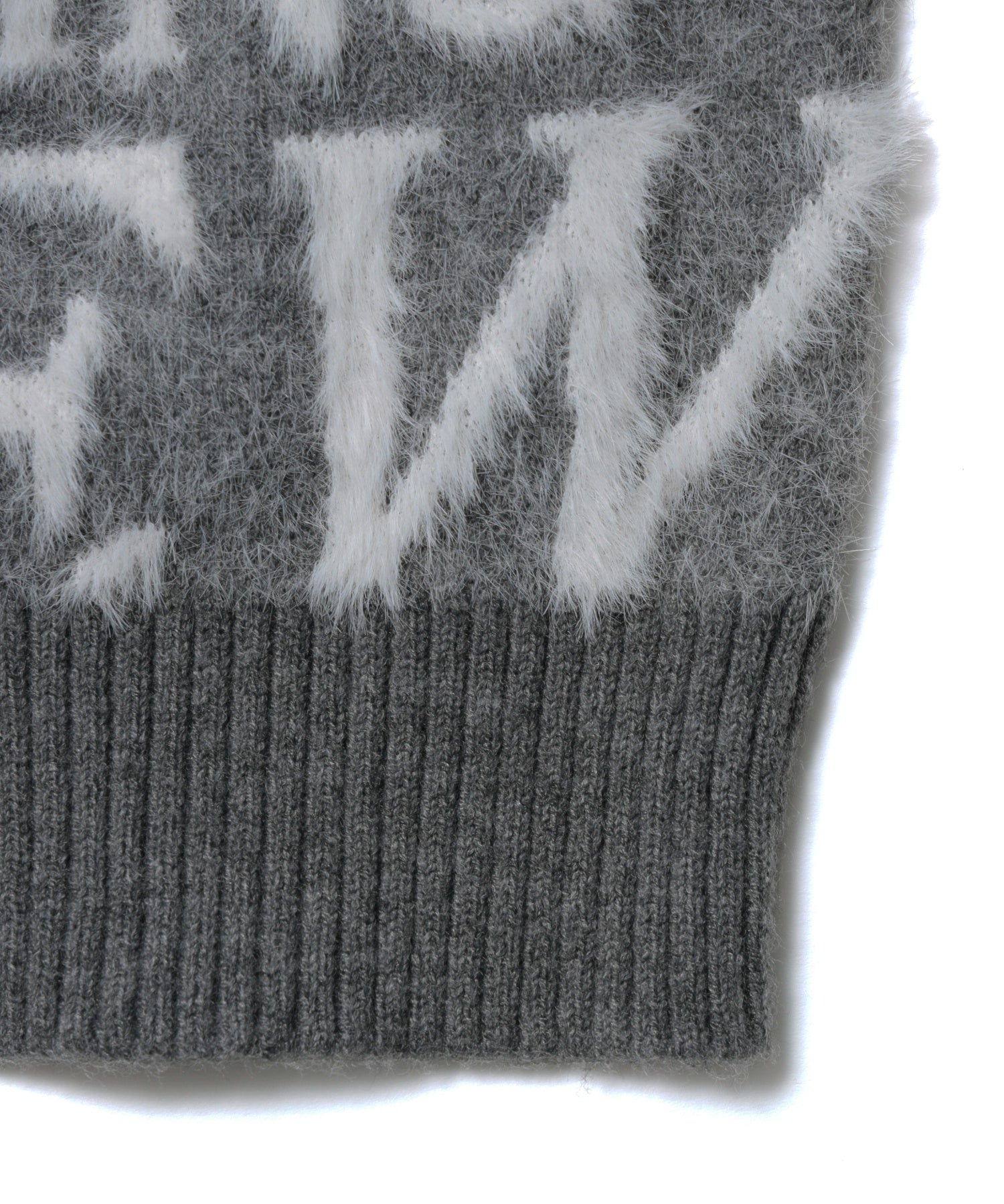 LOGO AND BUNNY JACQUARD KNIT CARDIGAN