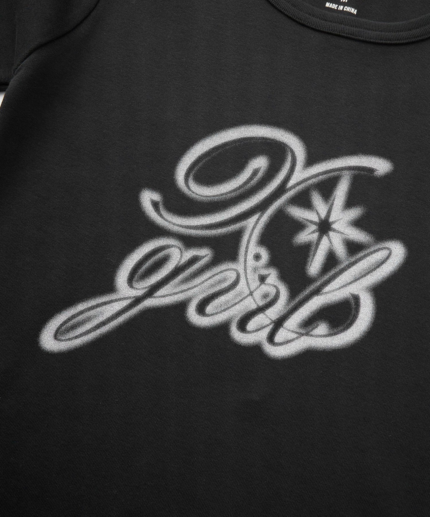SPRAY LOGO L/S TOP