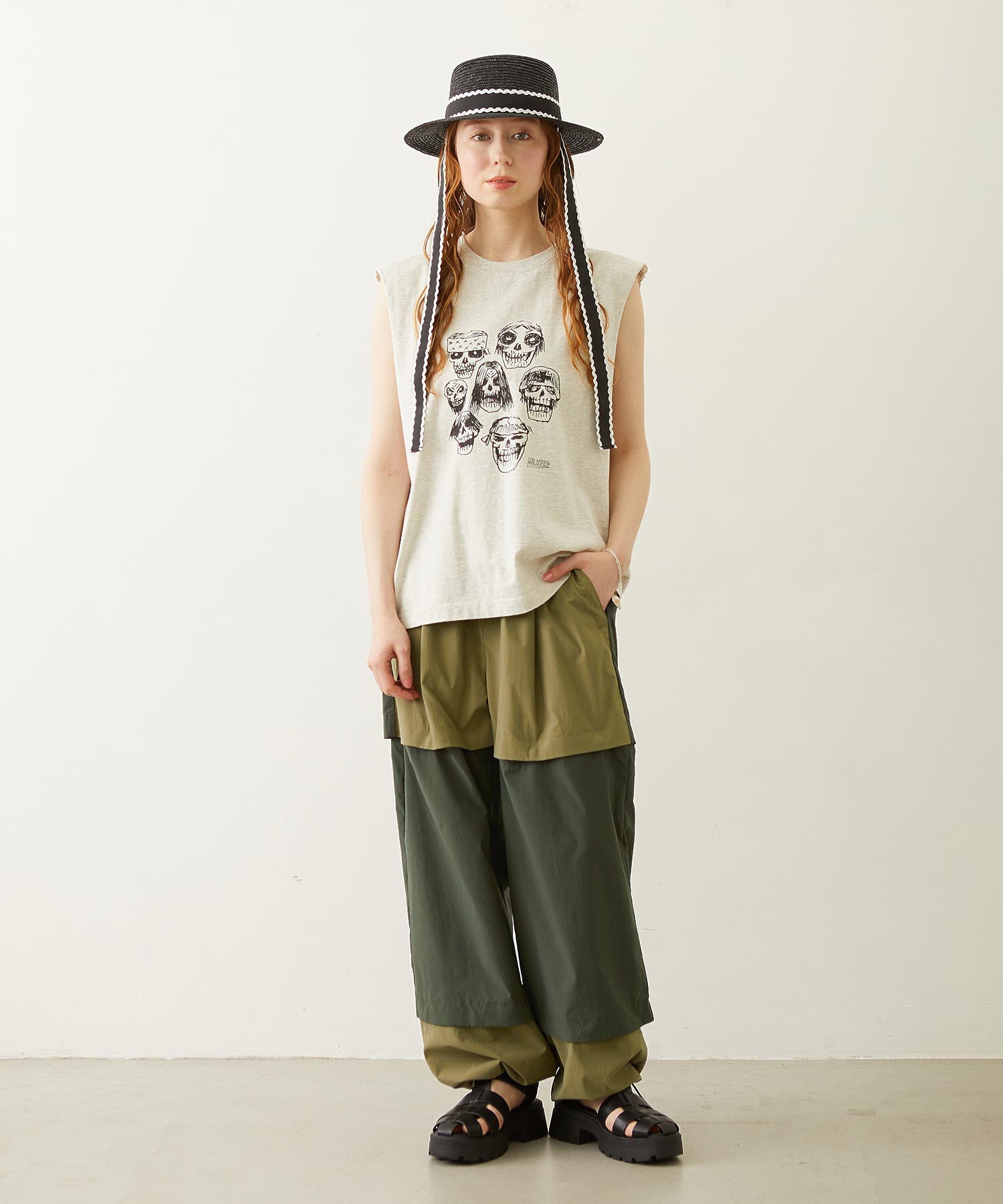 BICOLOR PANTS