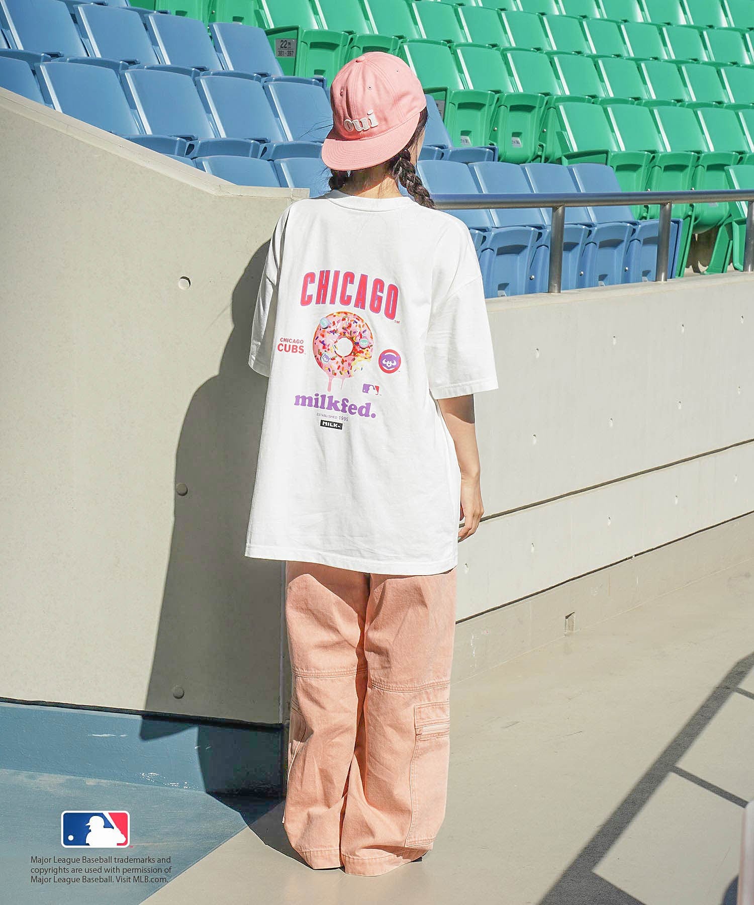 MILKFED. × MLB BIG S/S TOP