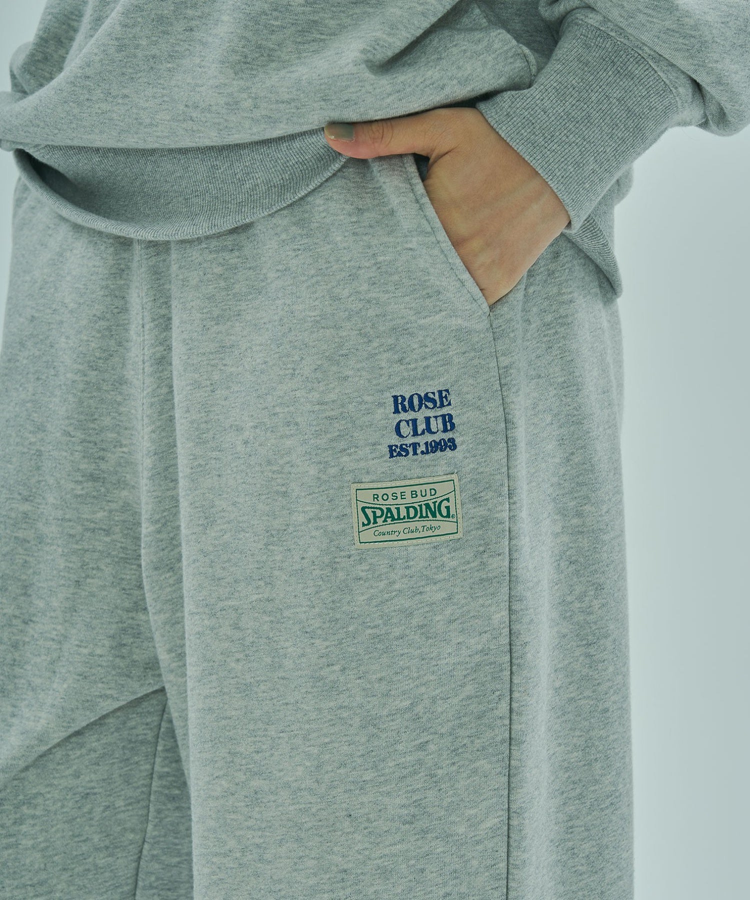 SPALDING x ROSE BUD ATHLETIC CLUB SWEAT PANTS