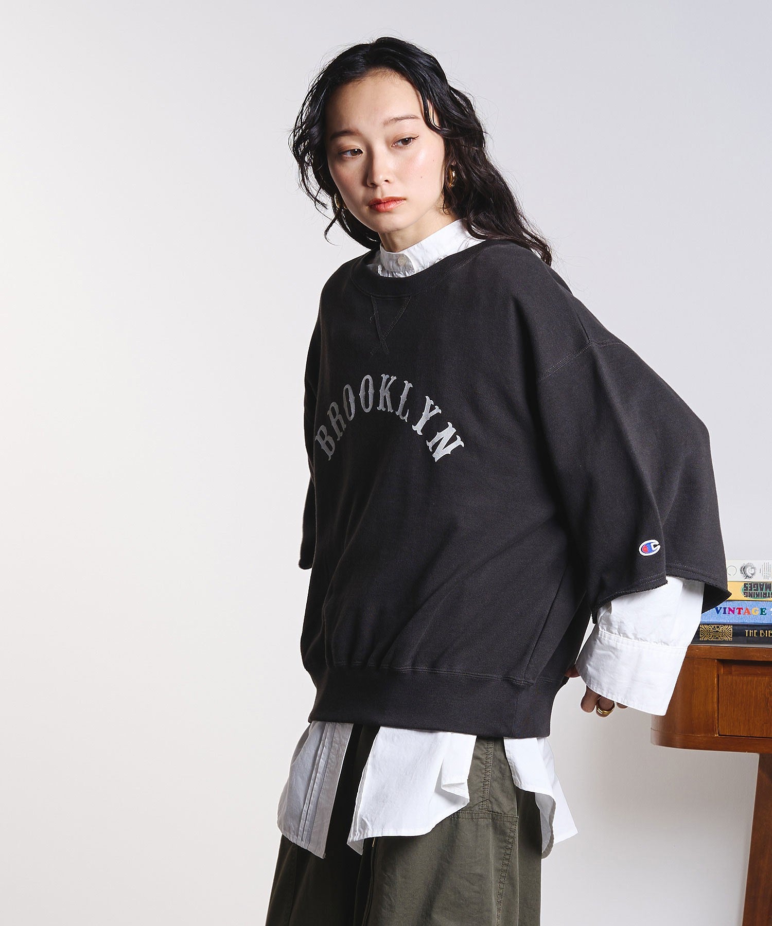 model:161cm 着用サイズ:ONE SIZE