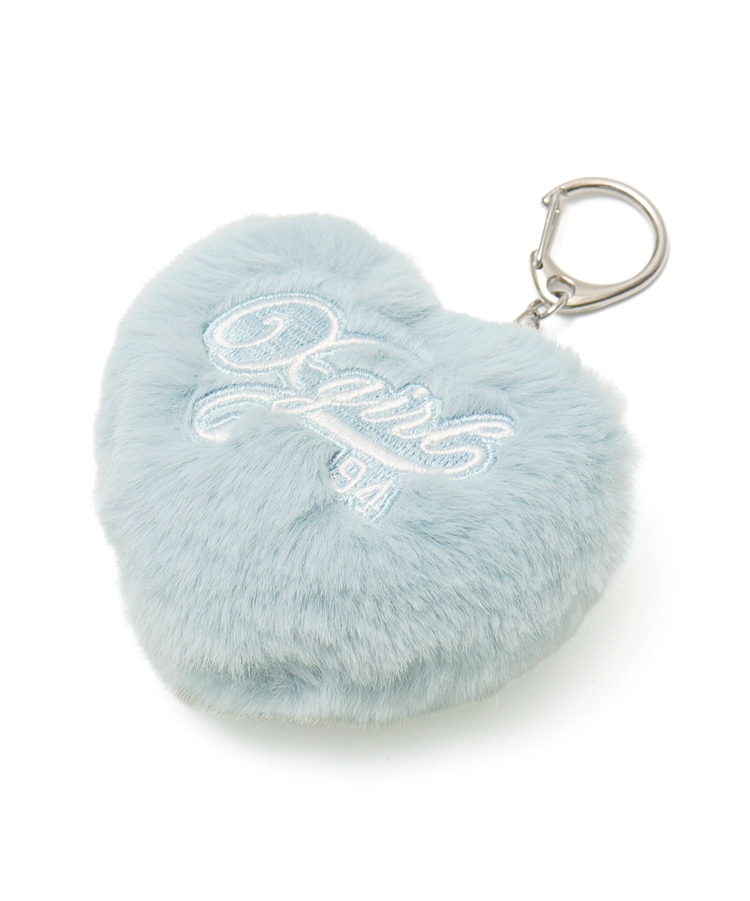 PADDED HEART KEY CHARM