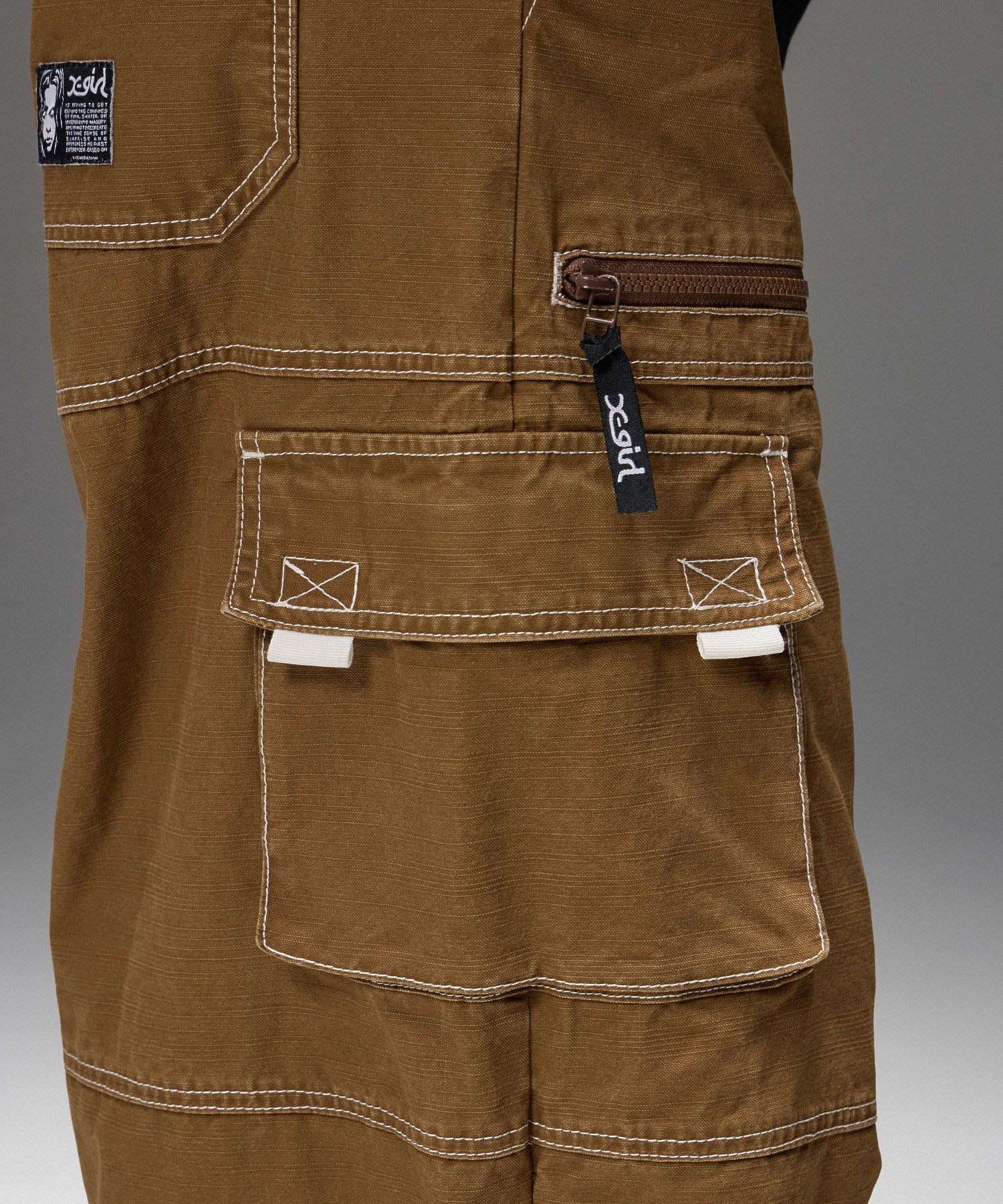 BICOLOR STITCH EASY CARGO PANTS