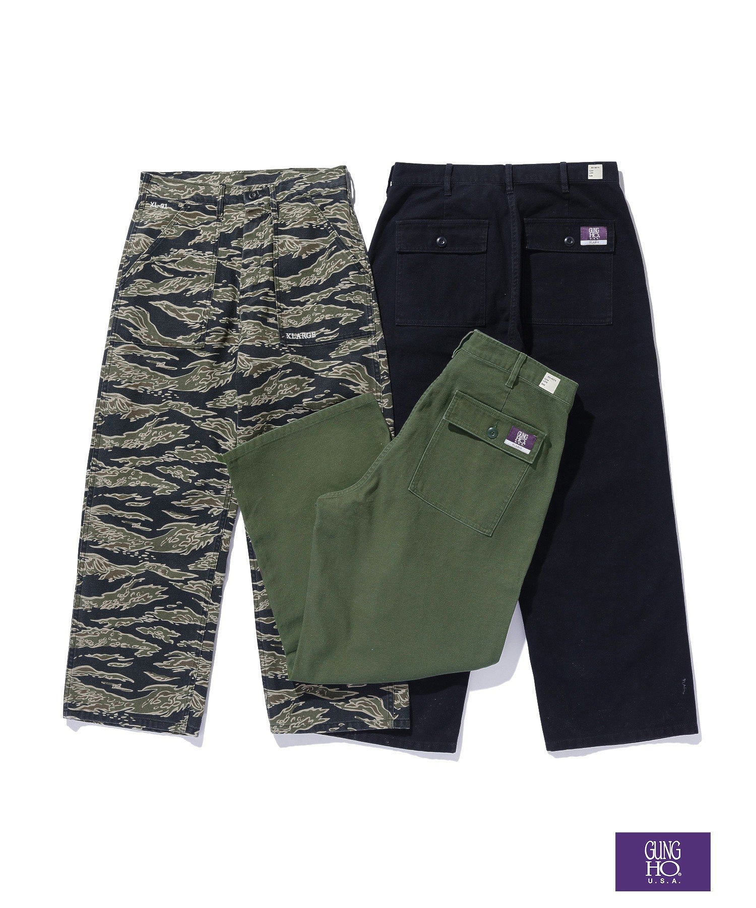 XLARGE×GUNG-HO BAKER PANTS